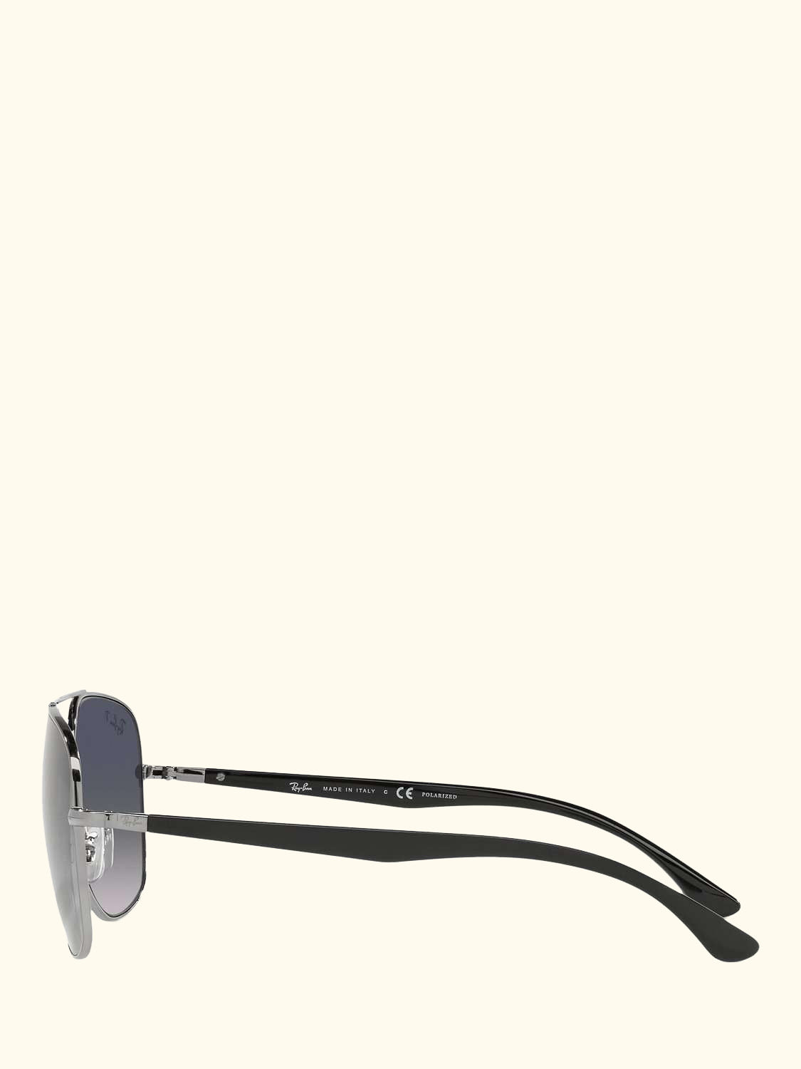 RB3683 Unisex Polarised Square Sunglasses, Gunmetal/Blue Gradient