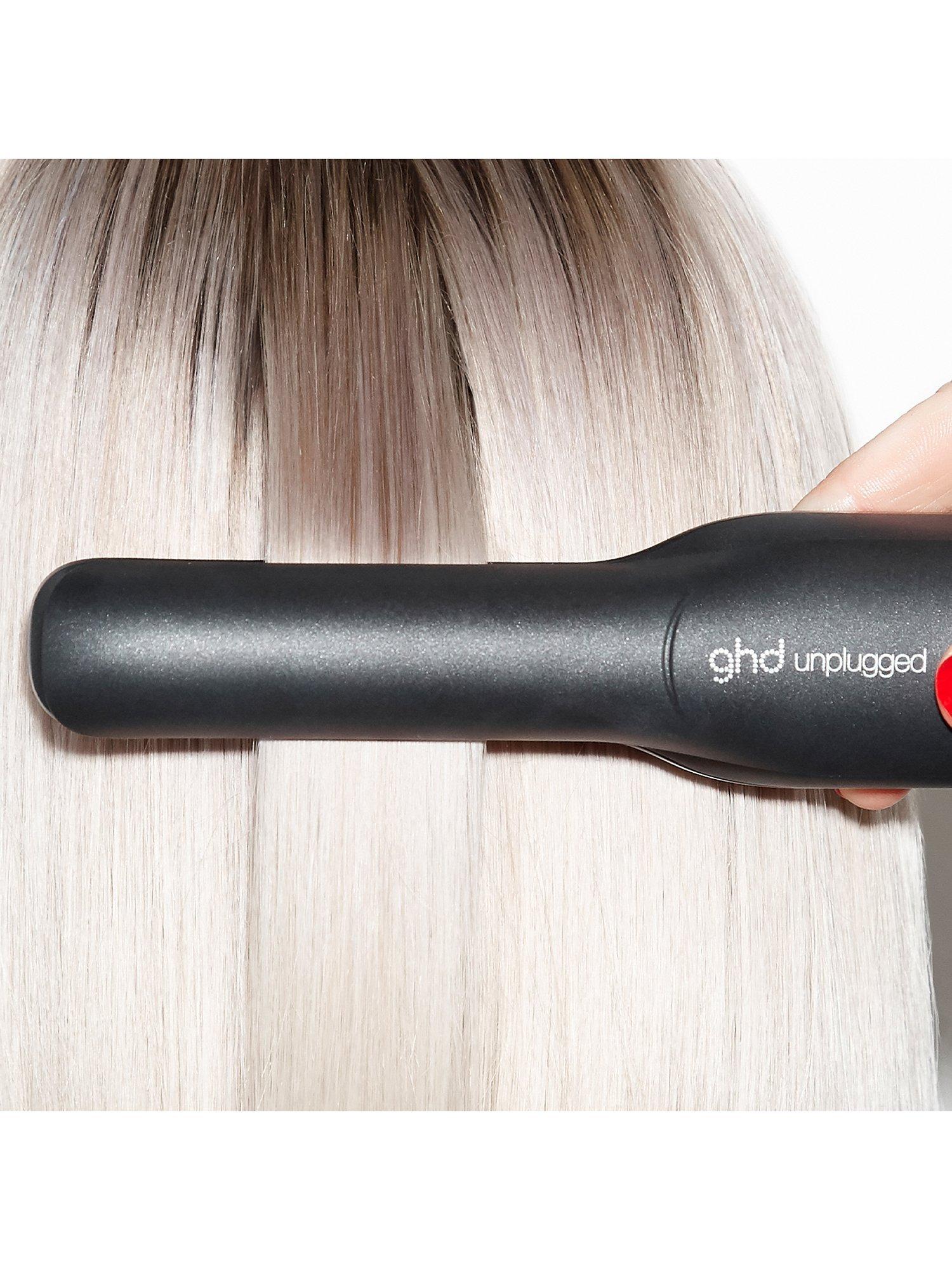 Unplugged Cordless Hair Straighteners, Black