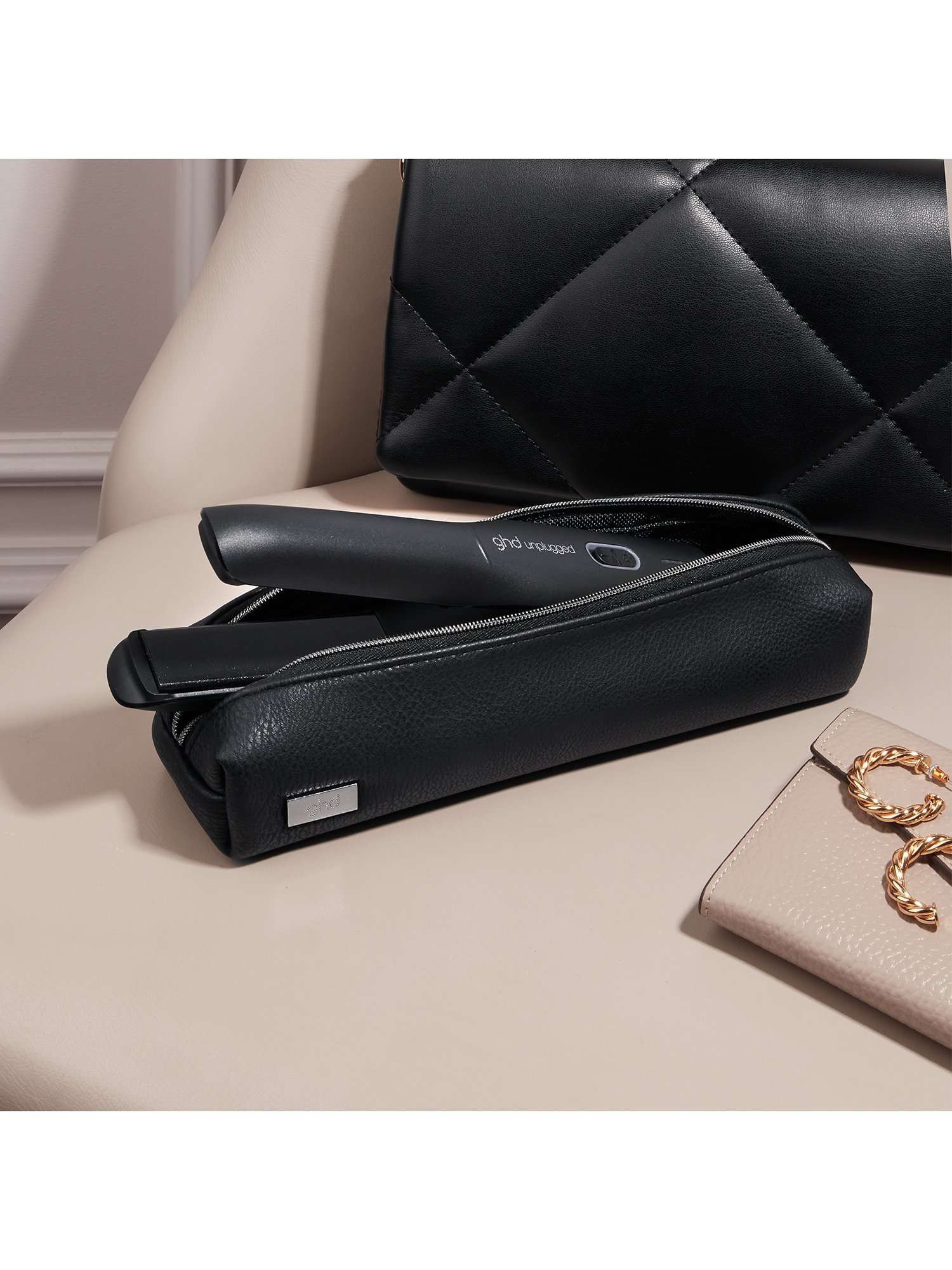 Unplugged Cordless Hair Straighteners, Black