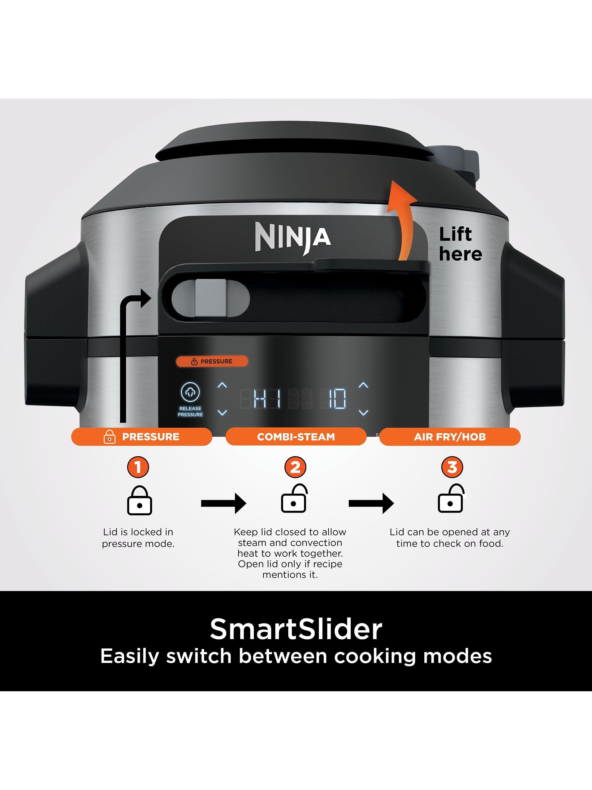 Foodi OL550UK 11-in-1 SmartLid Multi-Cooker, 6L