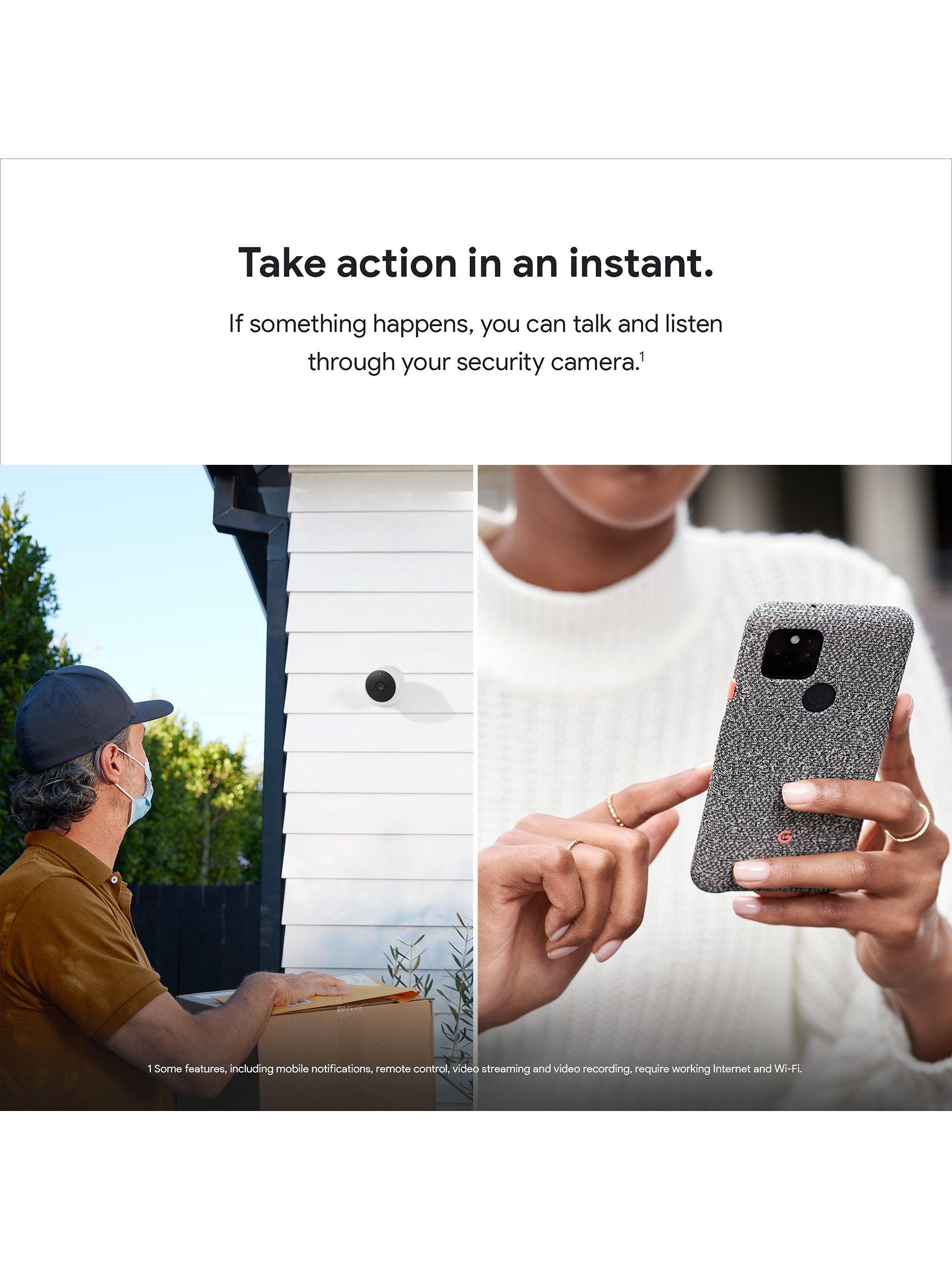 Nest Cam Indoor or Outdoor Security Camera, Battery Powered