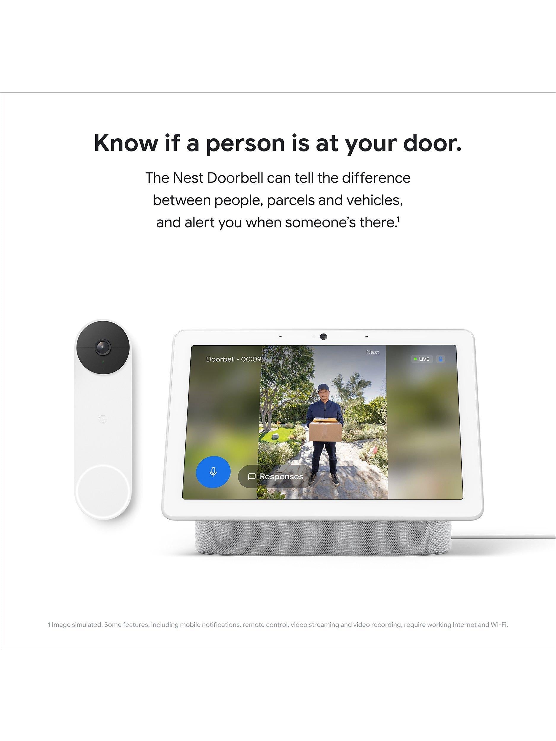 Nest Video Doorbell, Battery Powered