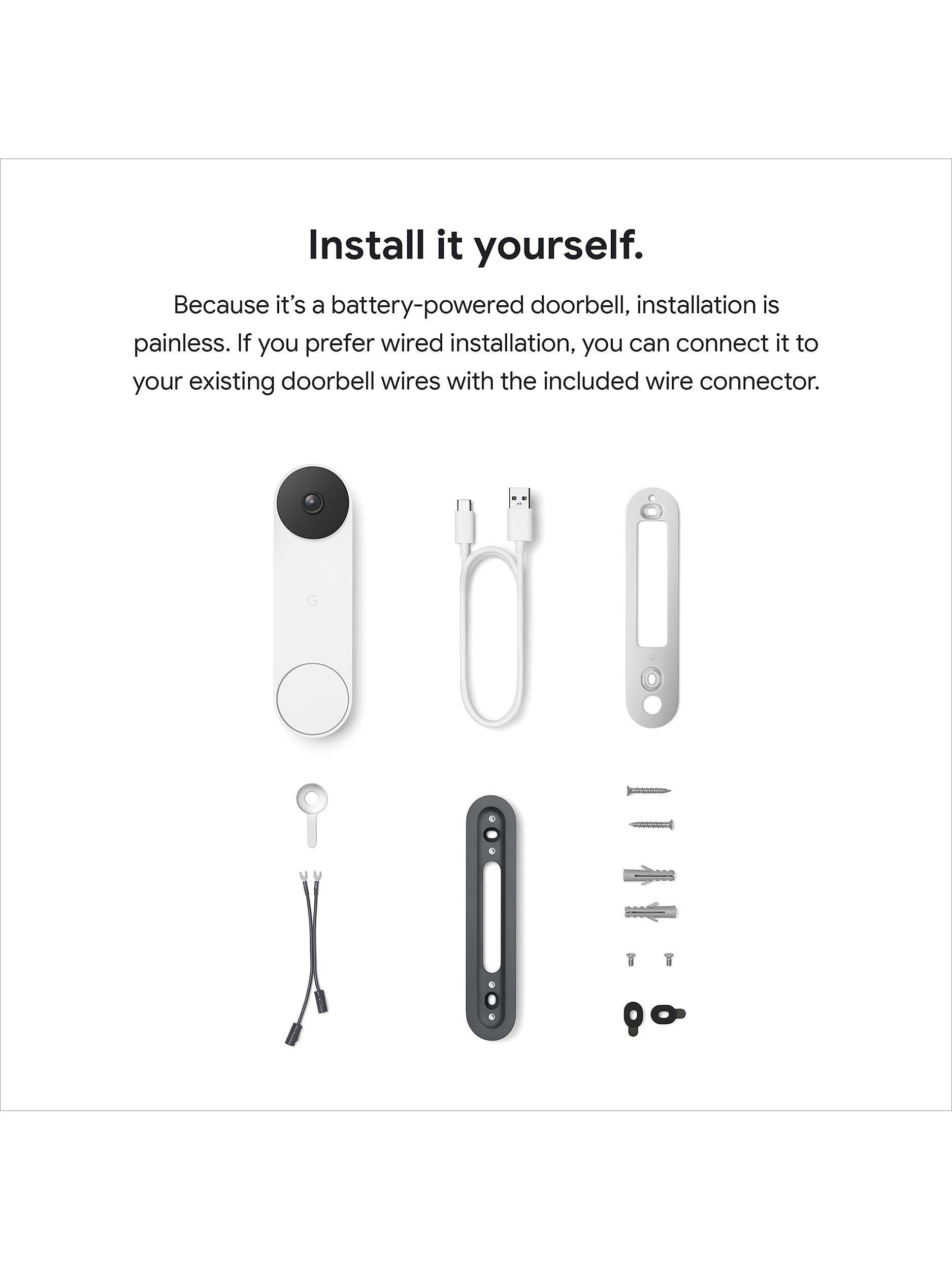 Nest Video Doorbell, Battery Powered