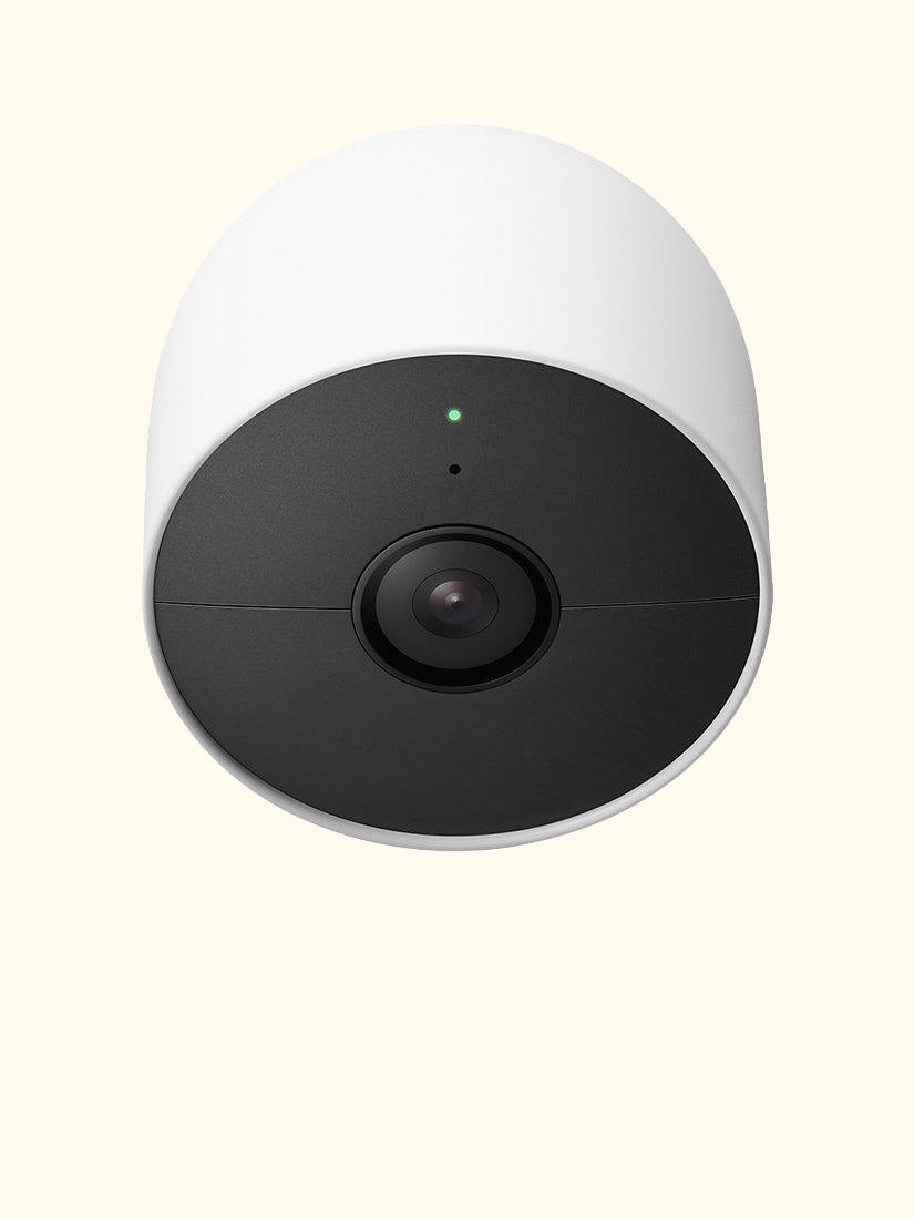 Nest Cam Indoor or Outdoor Security Camera, Battery Powered, Pack of 2