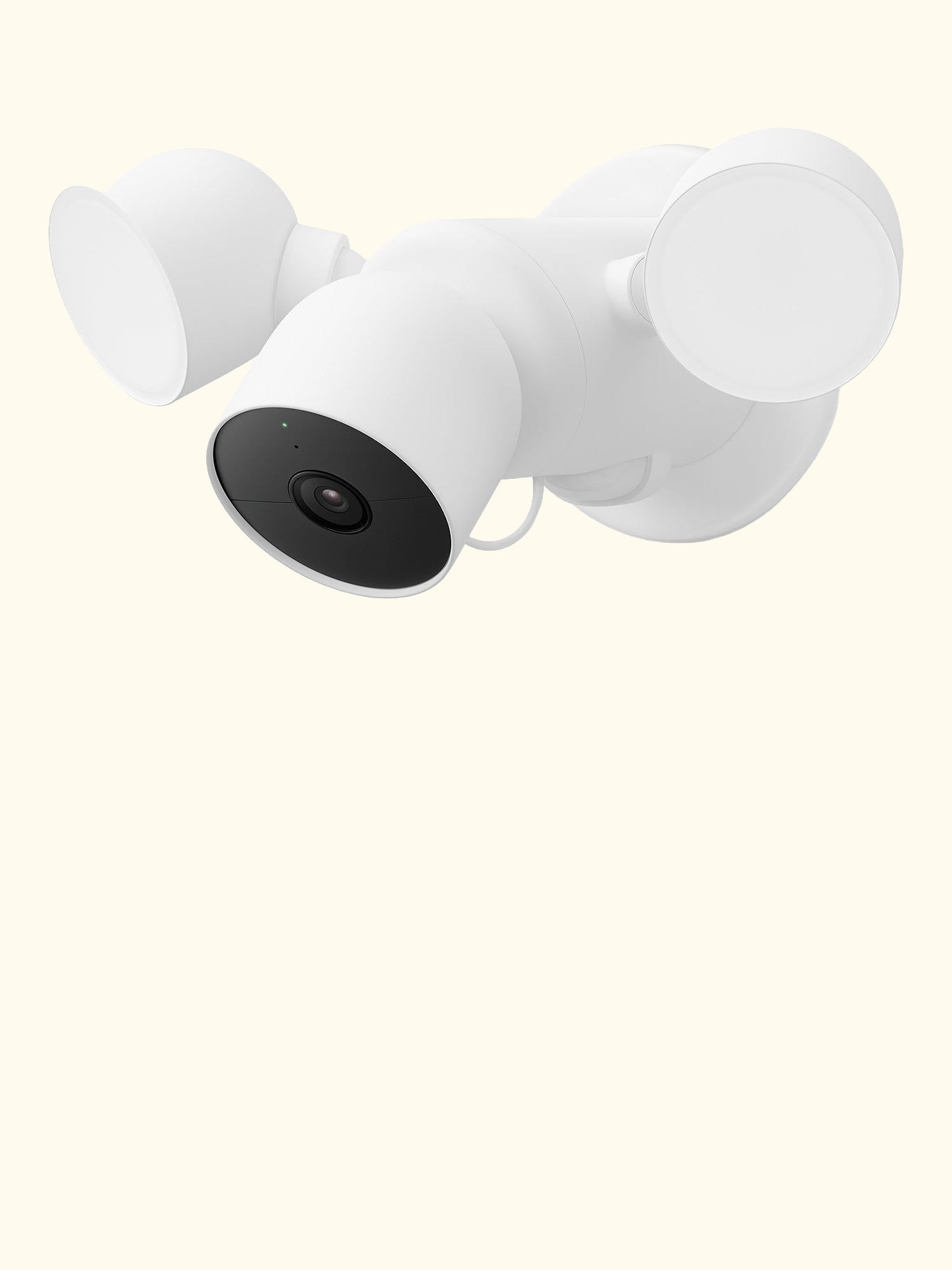 Nest Cam with Floodlight Outdoor Security Camera, Wired, White