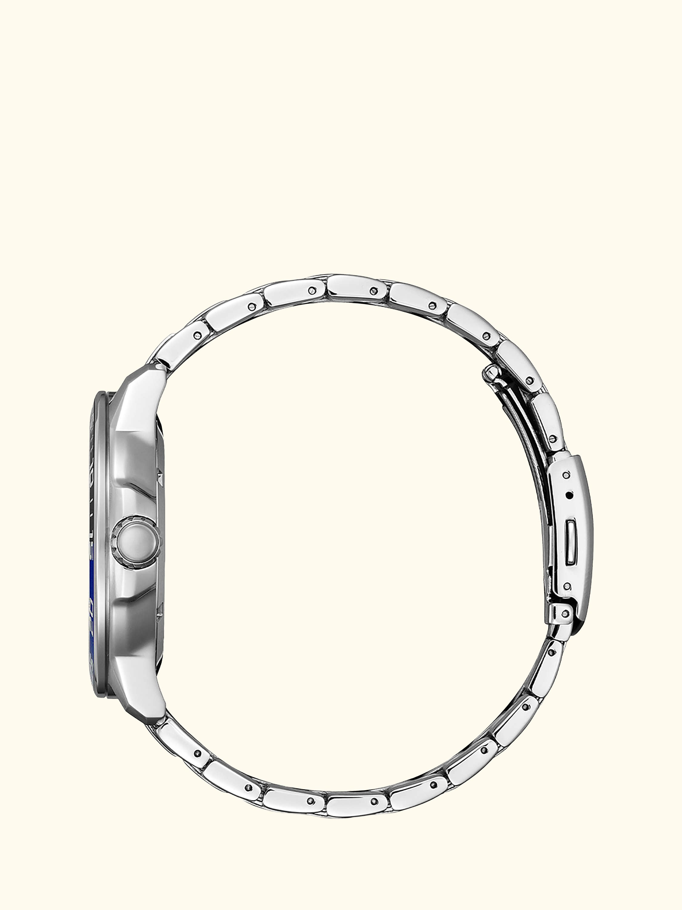 AW1525-81L Men's Sport Date Bracelet Strap Watch, Silver/Blue