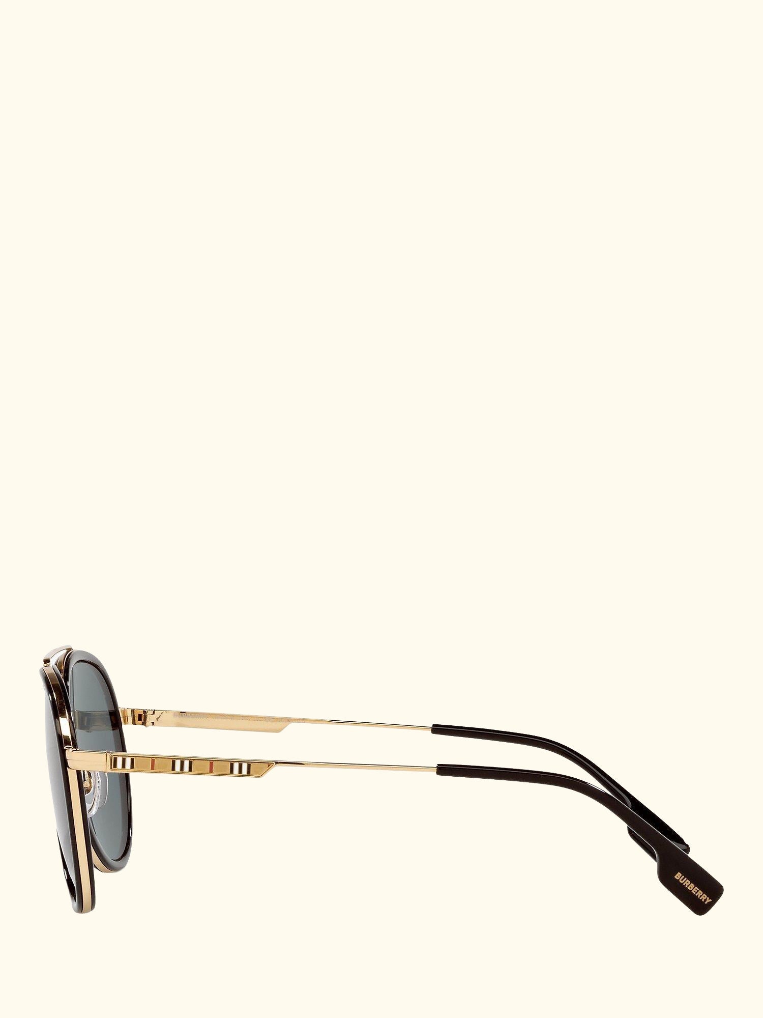 BE3125 Men's Oliver Polarised Aviator Sunglasses, Gold/Grey
