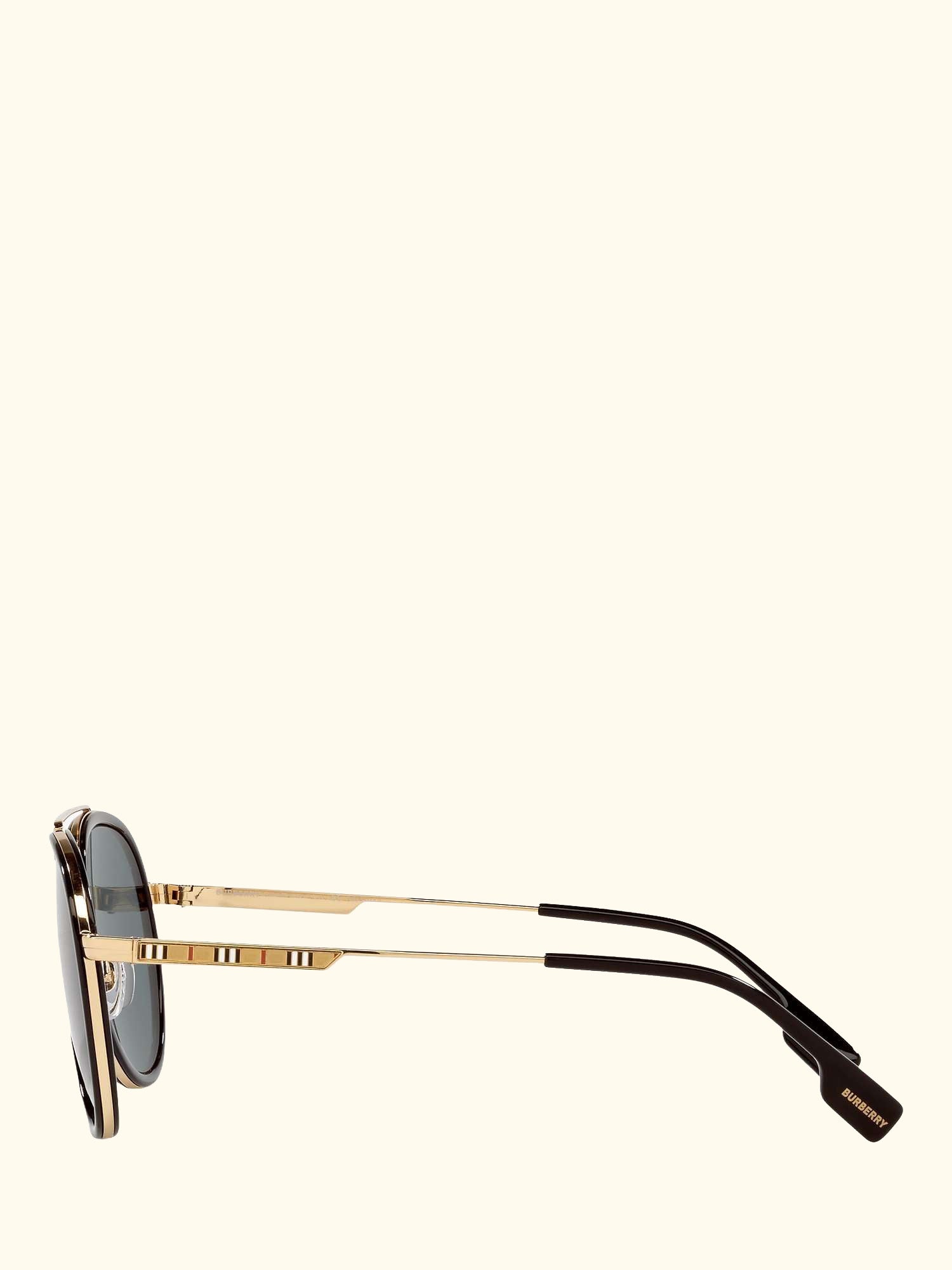BE3125 Men's Oliver Polarised Aviator Sunglasses, Gold/Grey