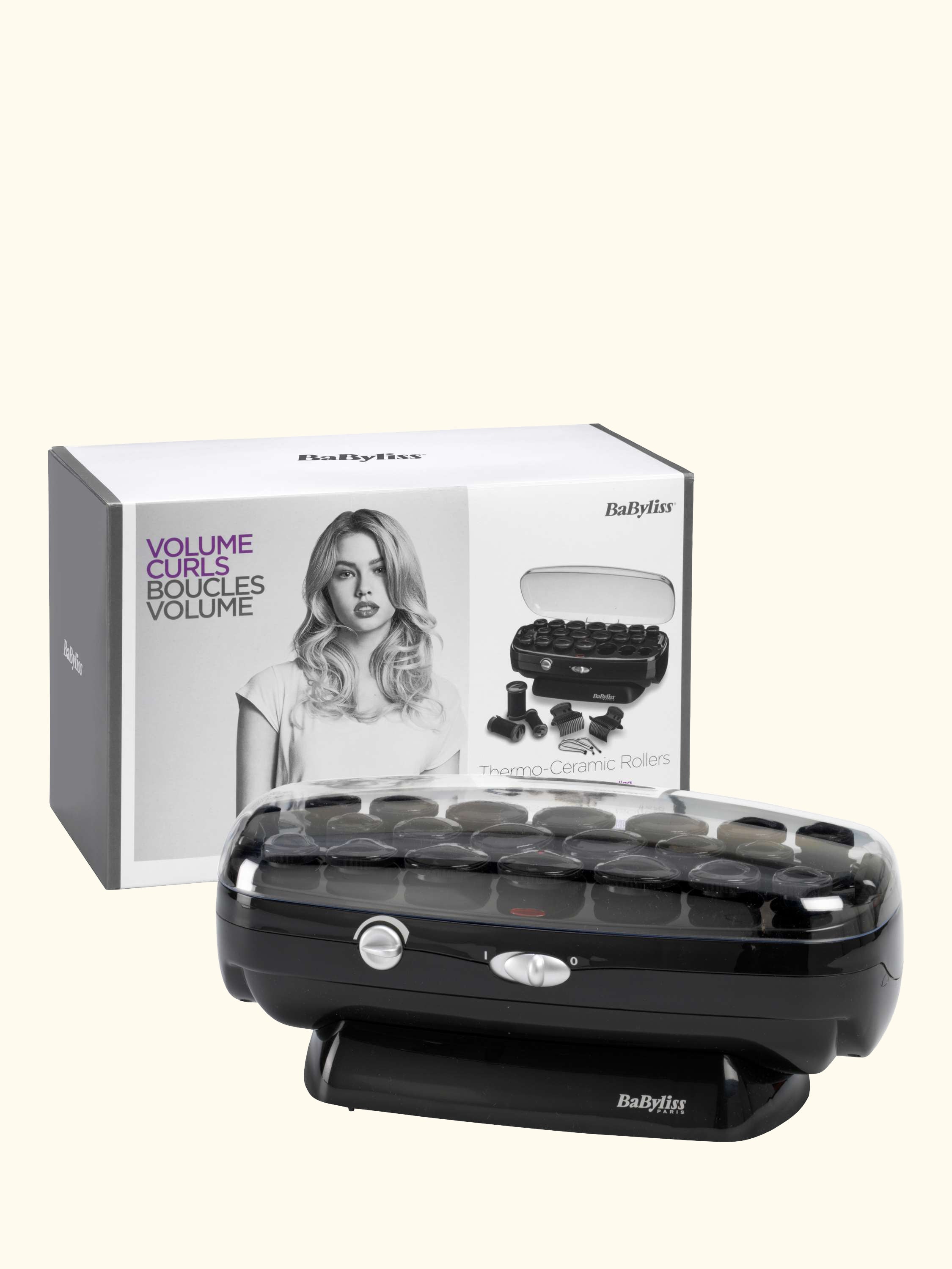 3035U Thermo-Ceramic Rollers, Black