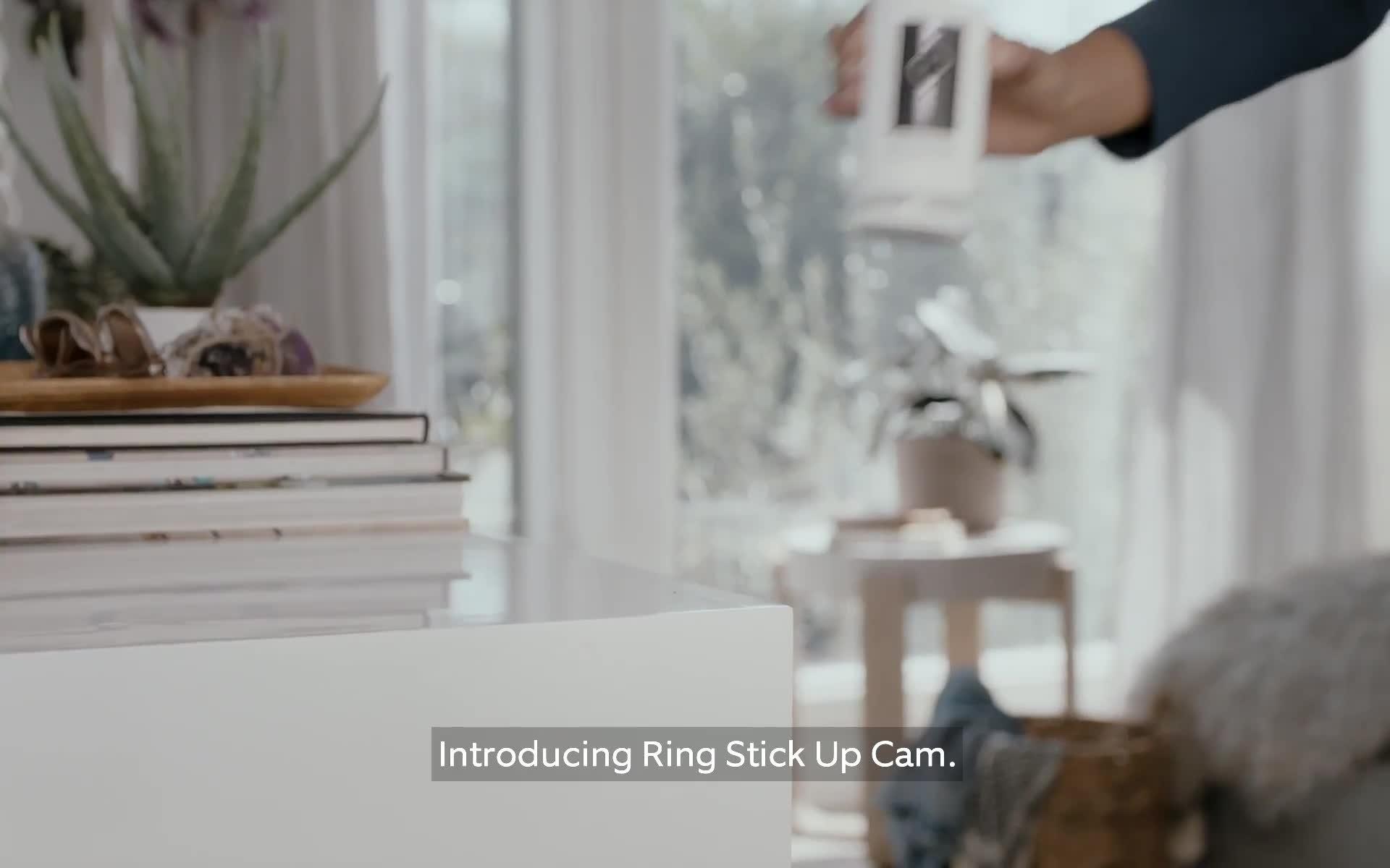 Stick Up Cam Smart Security Camera with Built-in Wi-Fi, Battery Powered, White (new)