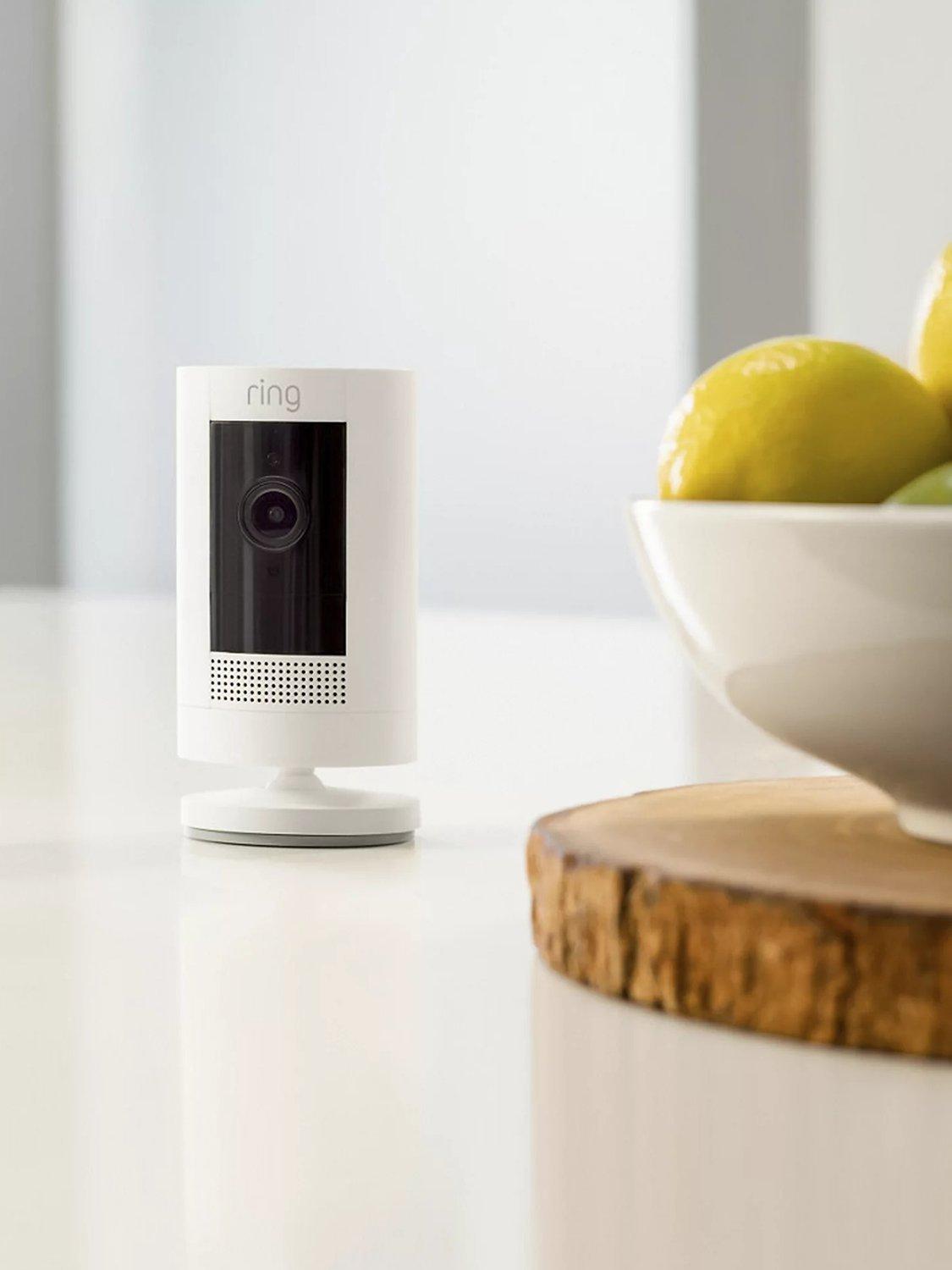 Stick Up Cam Smart Security Camera with Built-in Wi-Fi, Battery Powered, White (new)
