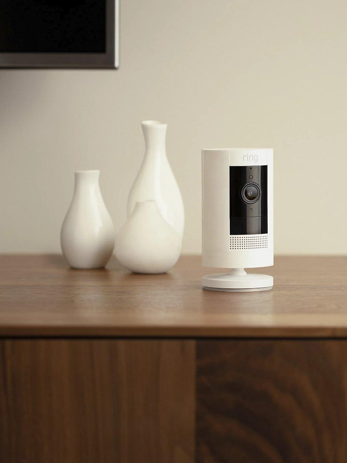 Stick Up Cam Smart Security Camera with Built-in Wi-Fi, Battery Powered, White (new)