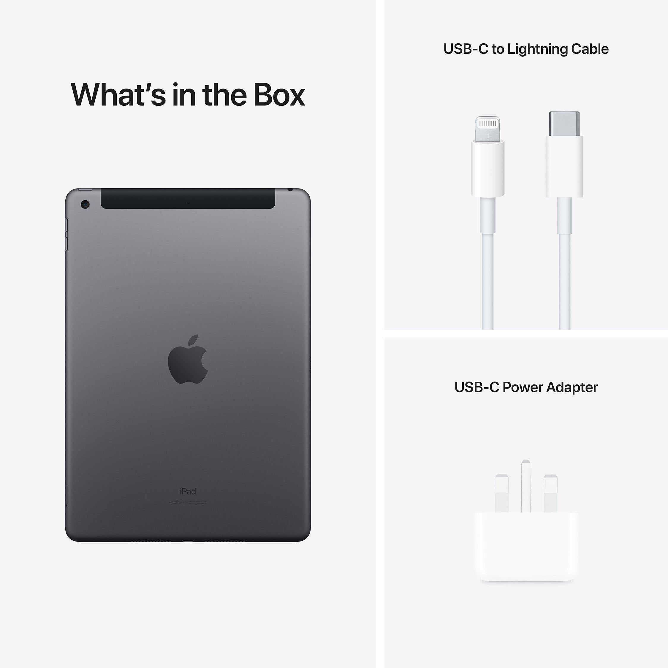 2021 Apple iPad, 10.2", A13 Bionic Processor, iPadOS, Wi-Fi & Cellular, 256GB