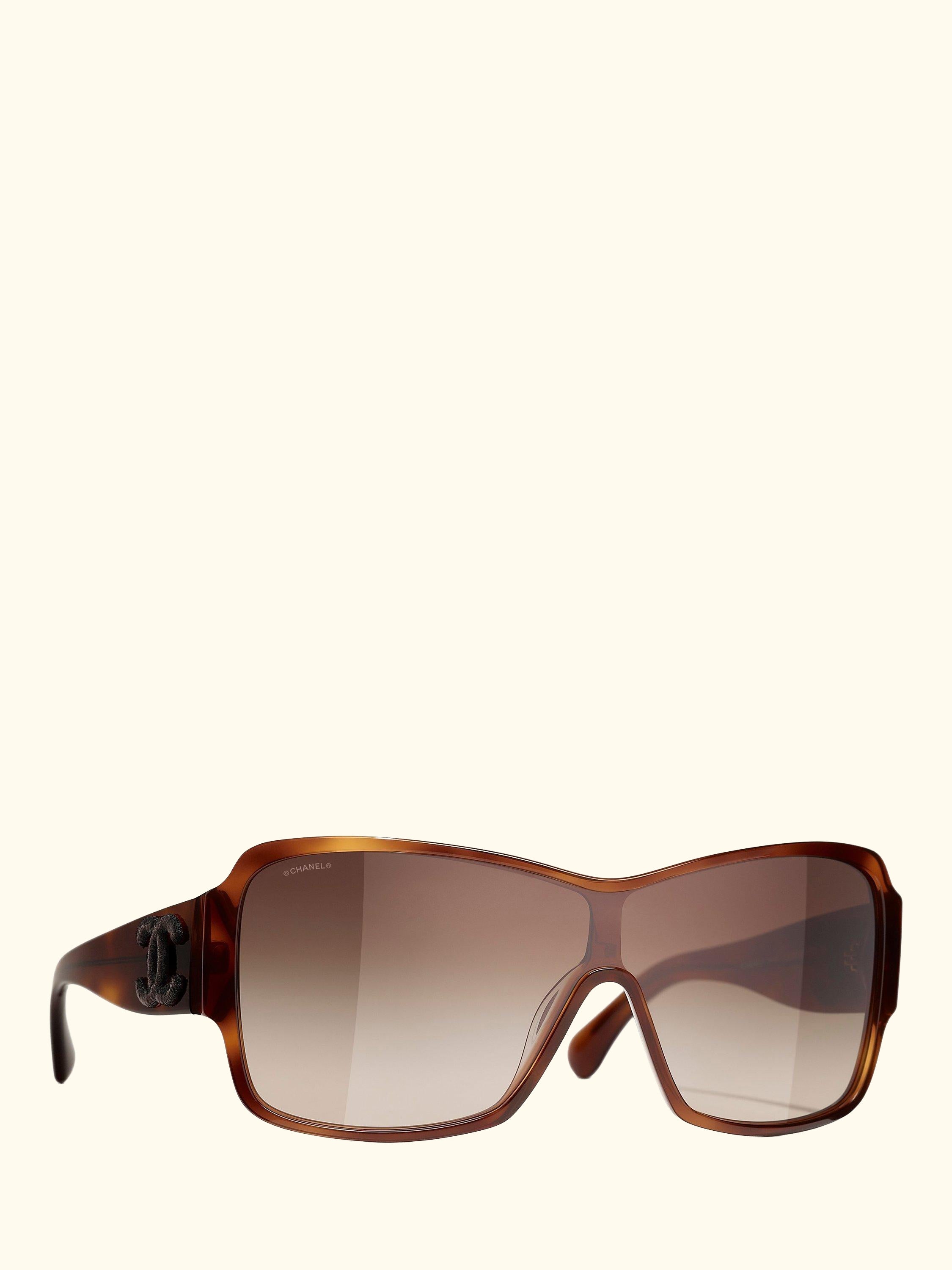 CH5449 169 Women's Rectangular Sunglasses, Havana