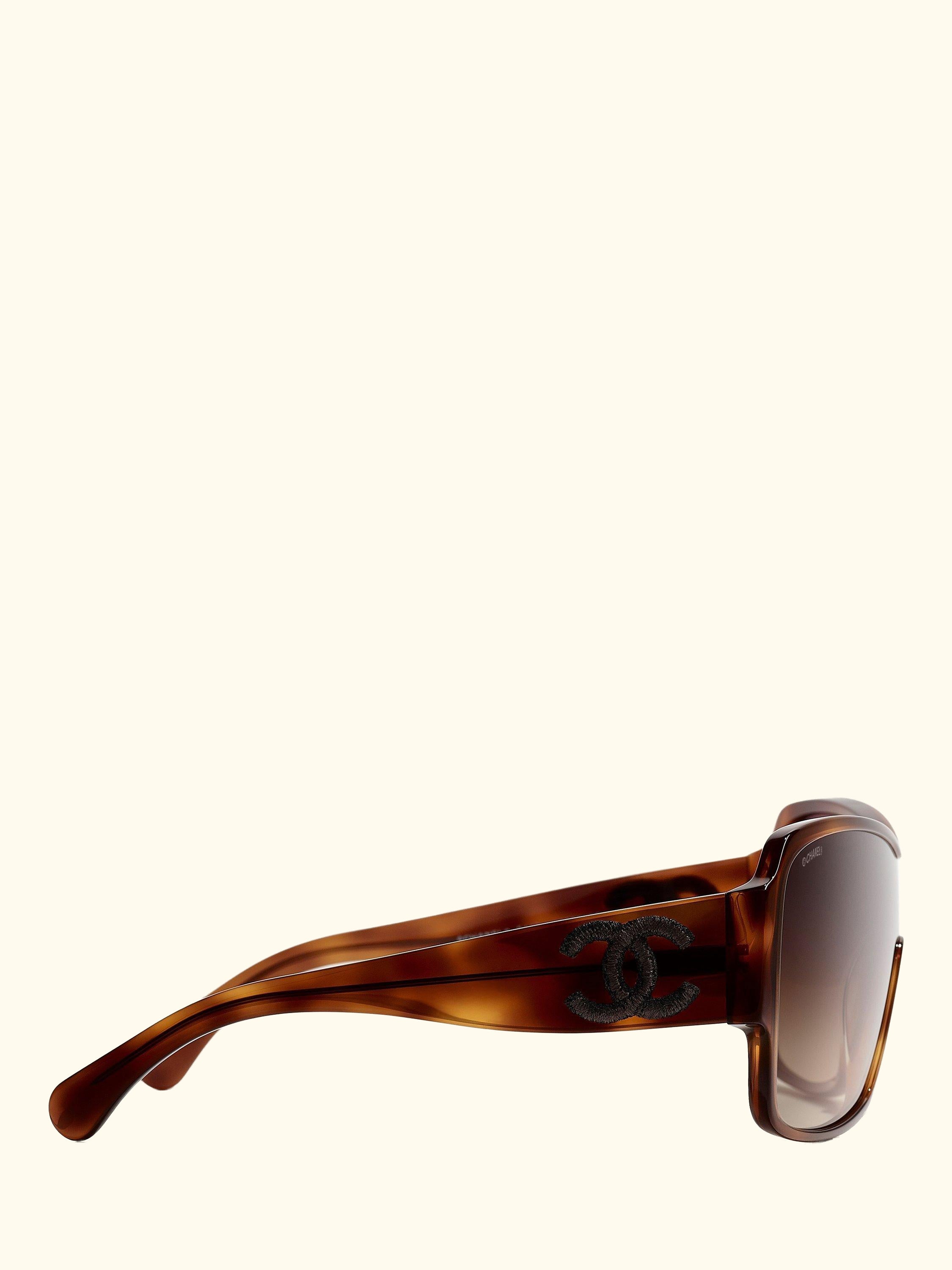 CH5449 169 Women's Rectangular Sunglasses, Havana