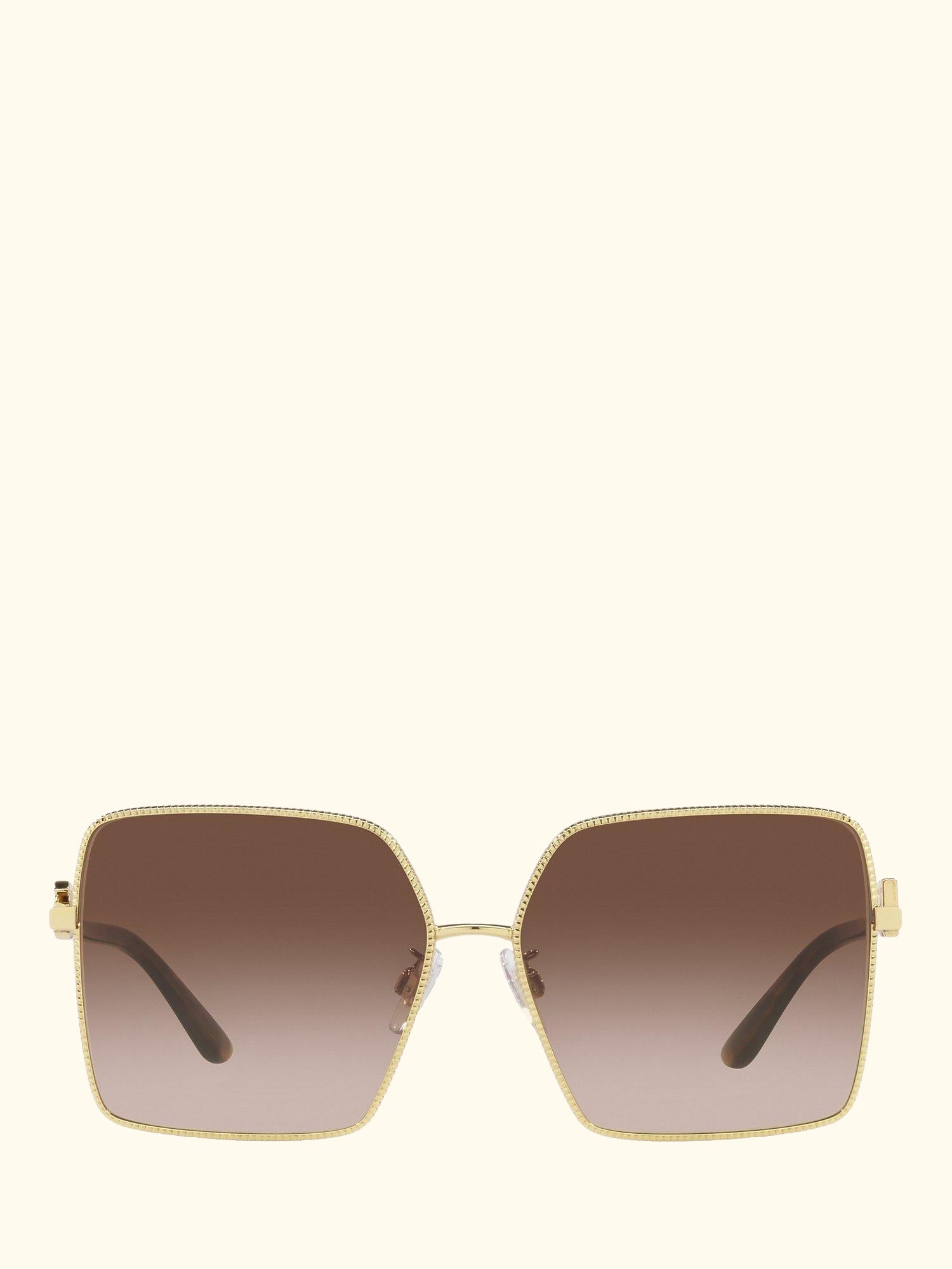 DG227902 Women's Square Sunglasses, Gold