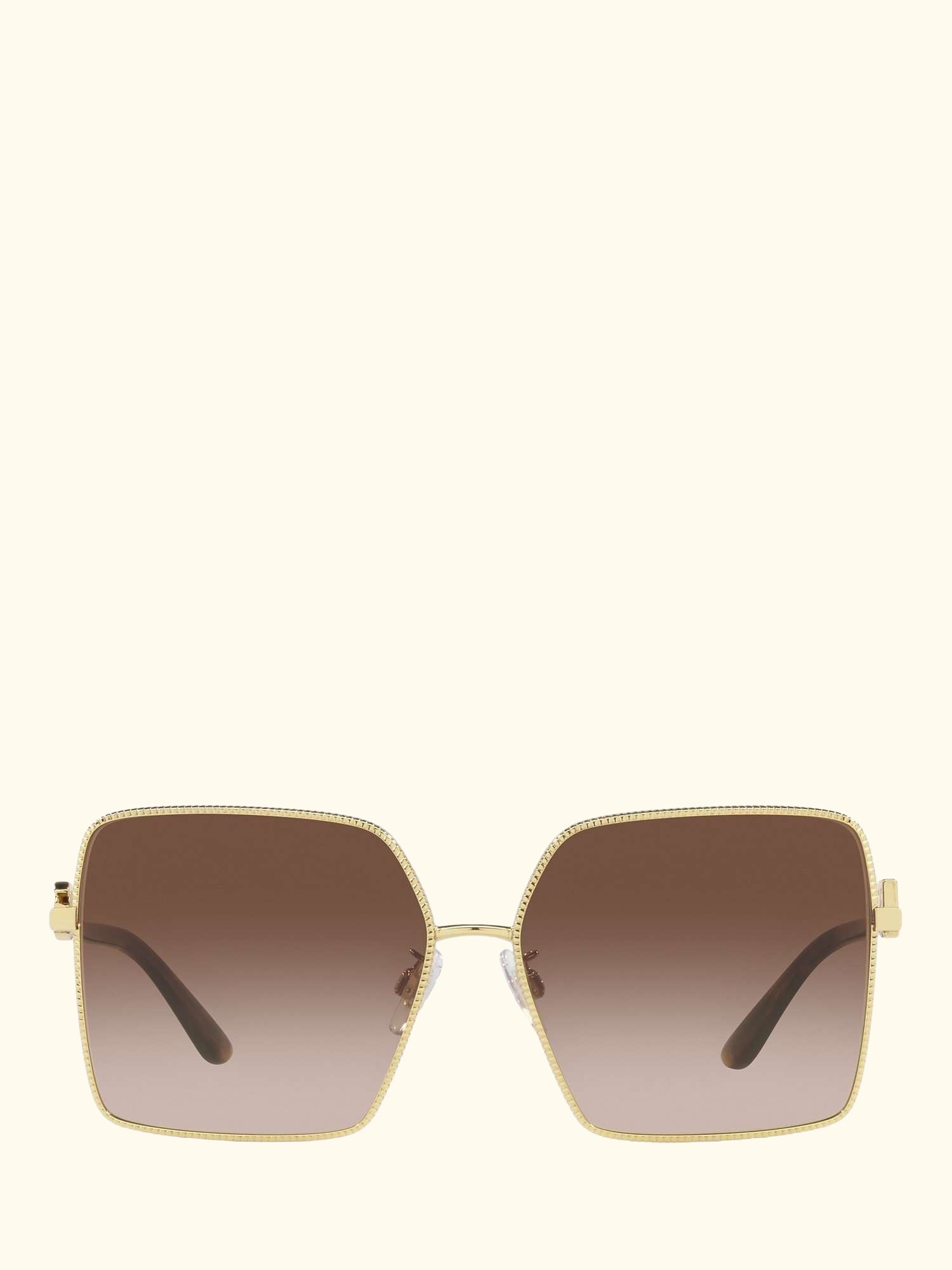 DG227902 Women's Square Sunglasses, Gold