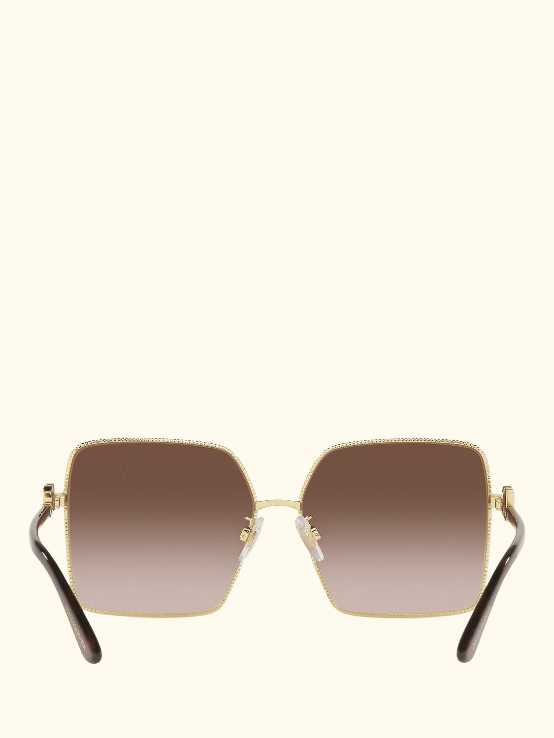 DG227902 Women's Square Sunglasses, Gold