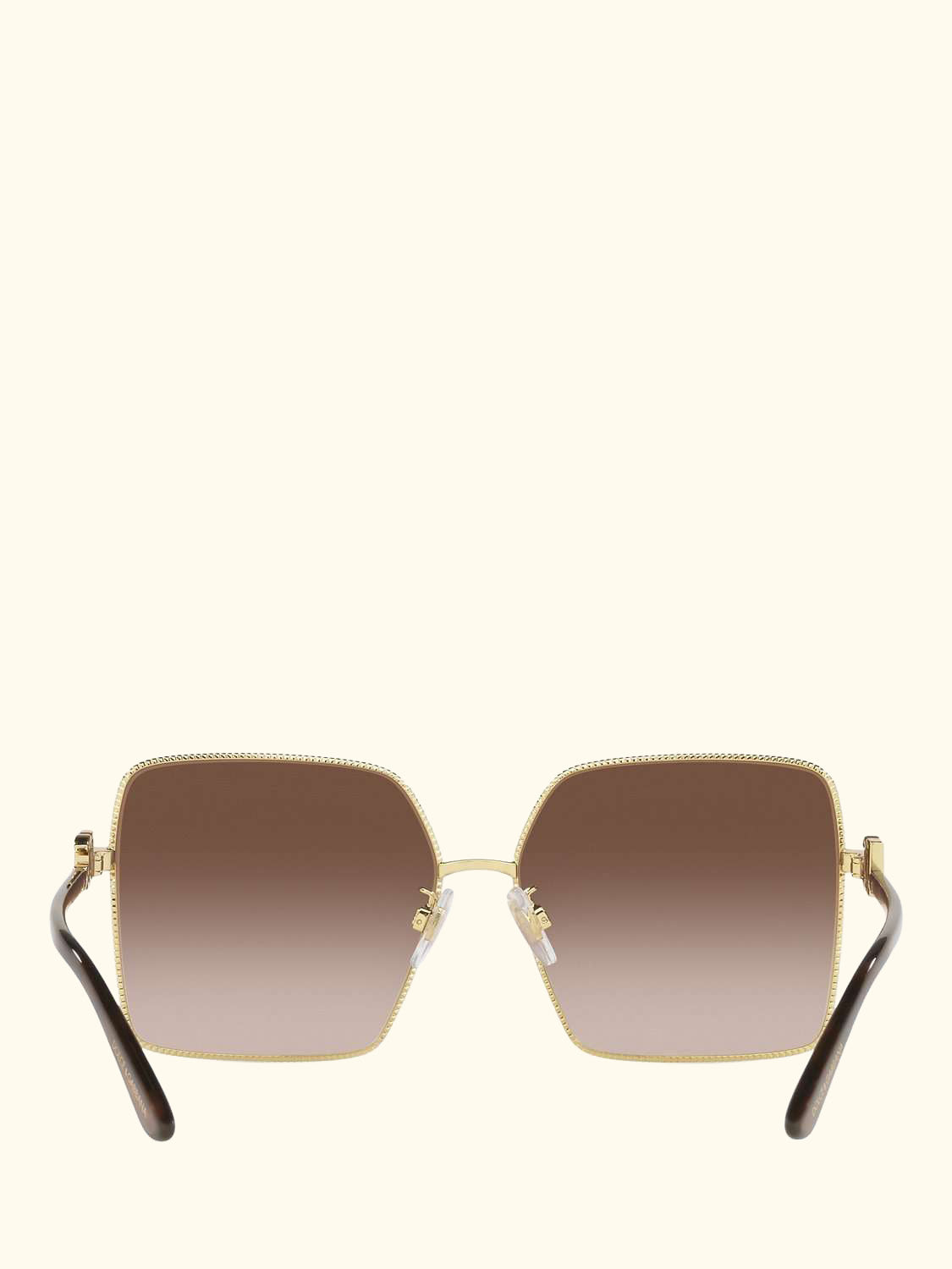DG227902 Women's Square Sunglasses, Gold