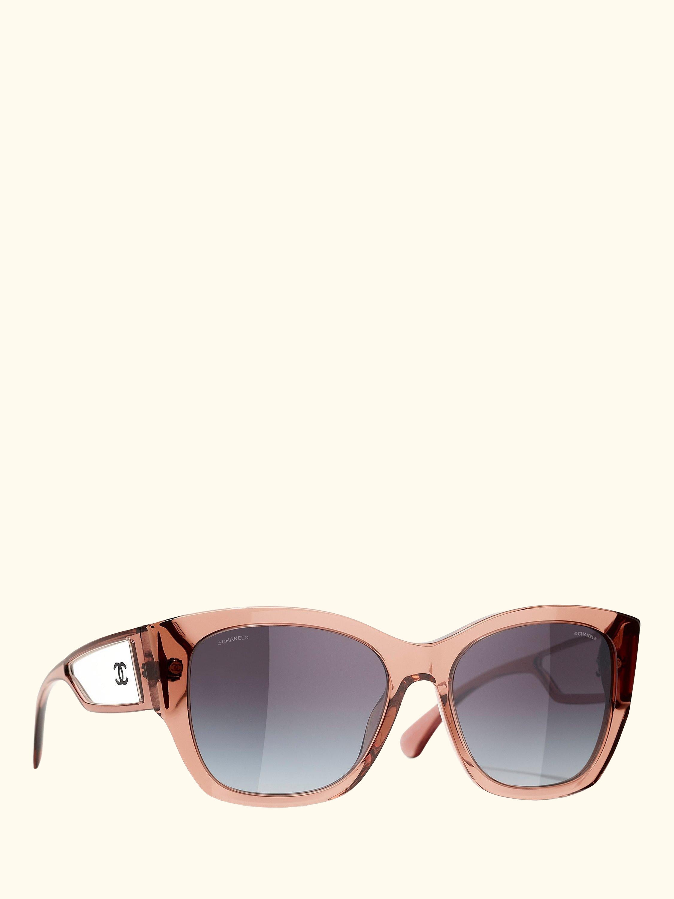 Irregular Sunglasses CH5429 Light Brown/Grey Gradient