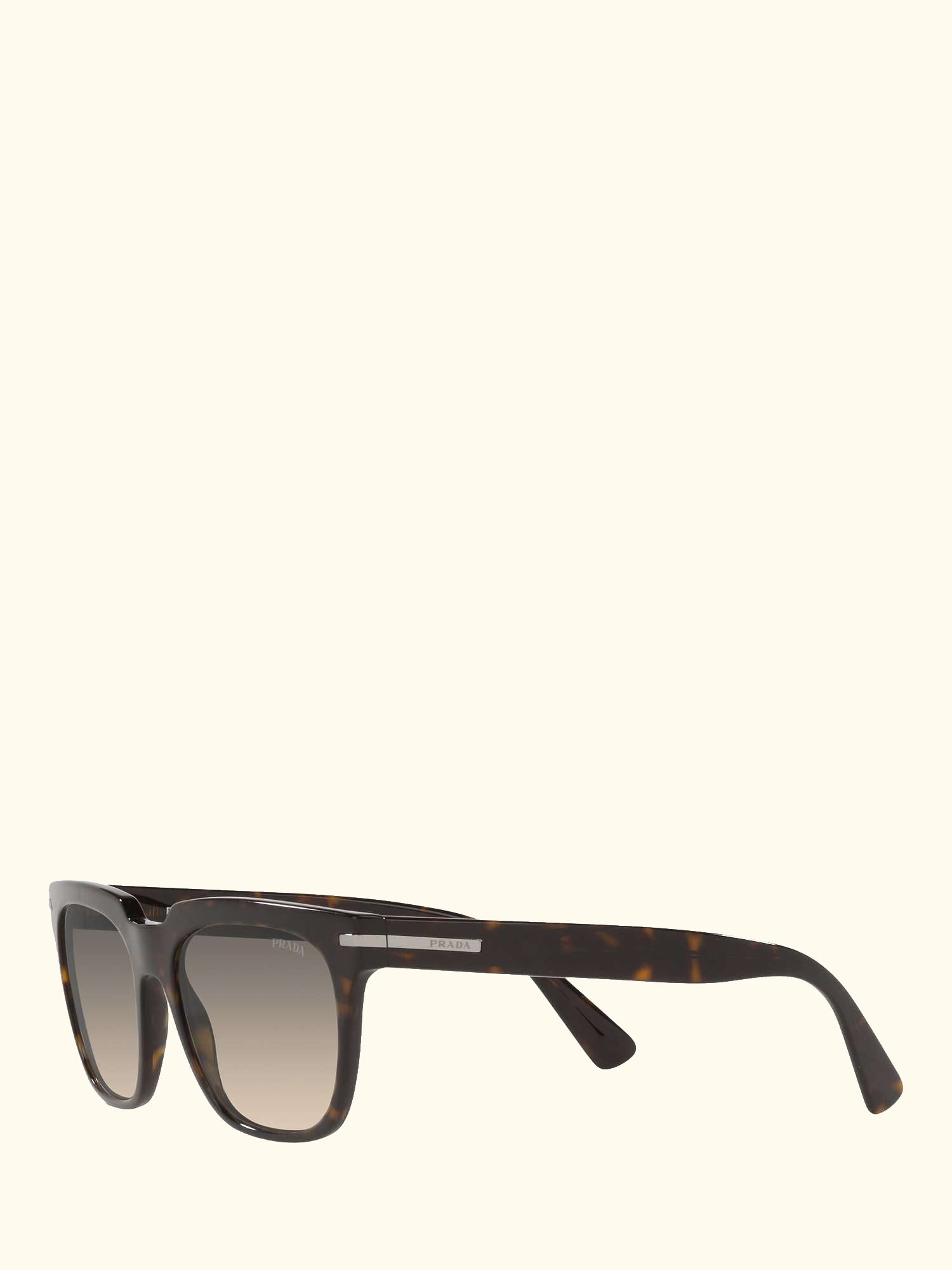 PR 04YS Men's Pillow Rectangular Sunglasses, Tortoise/Grey Gradient