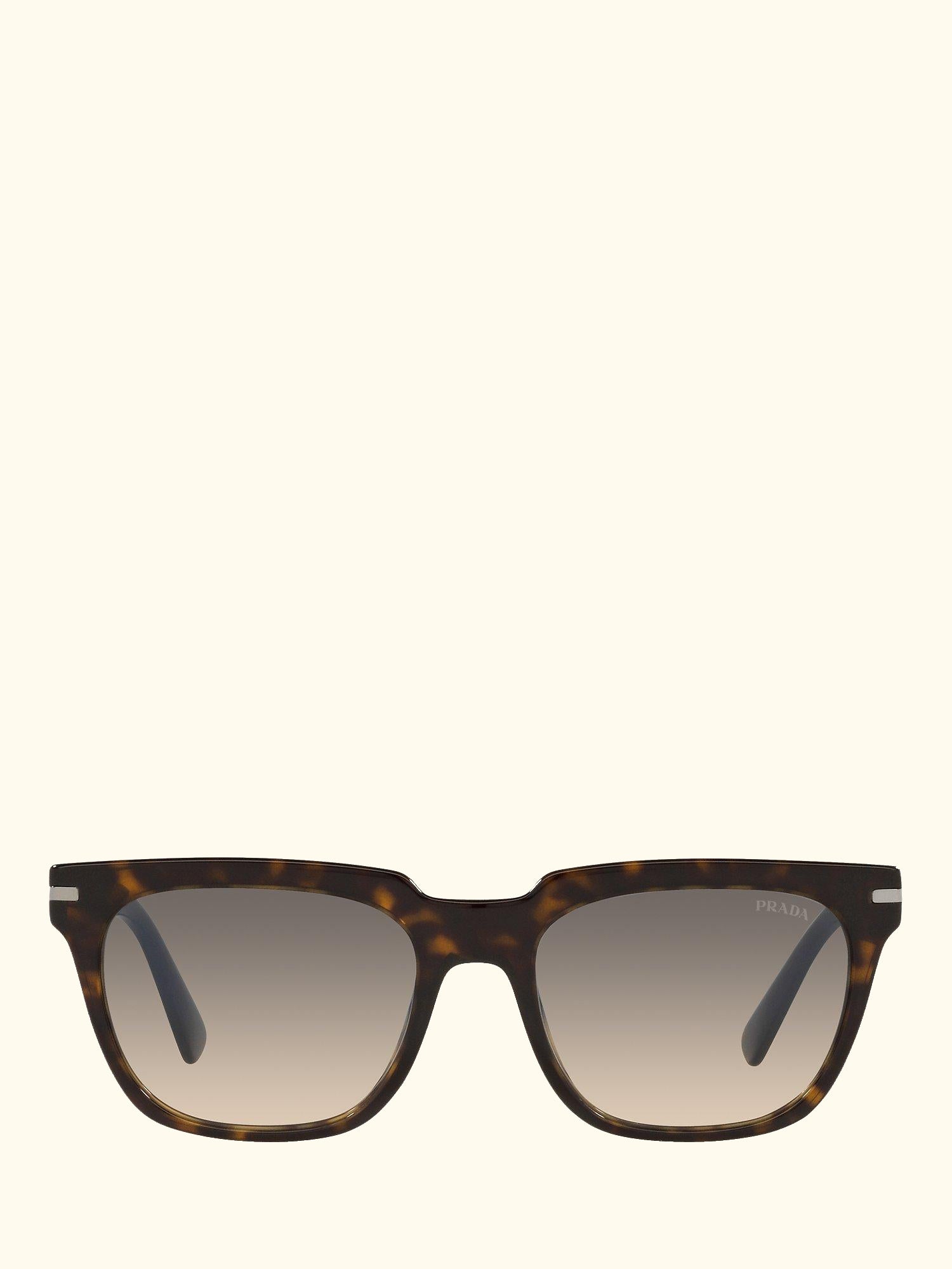 PR 04YS Men's Pillow Rectangular Sunglasses, Tortoise/Grey Gradient