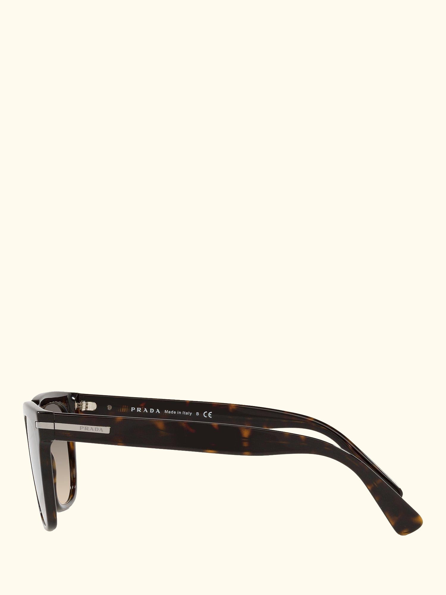PR 04YS Men's Pillow Rectangular Sunglasses, Tortoise/Grey Gradient