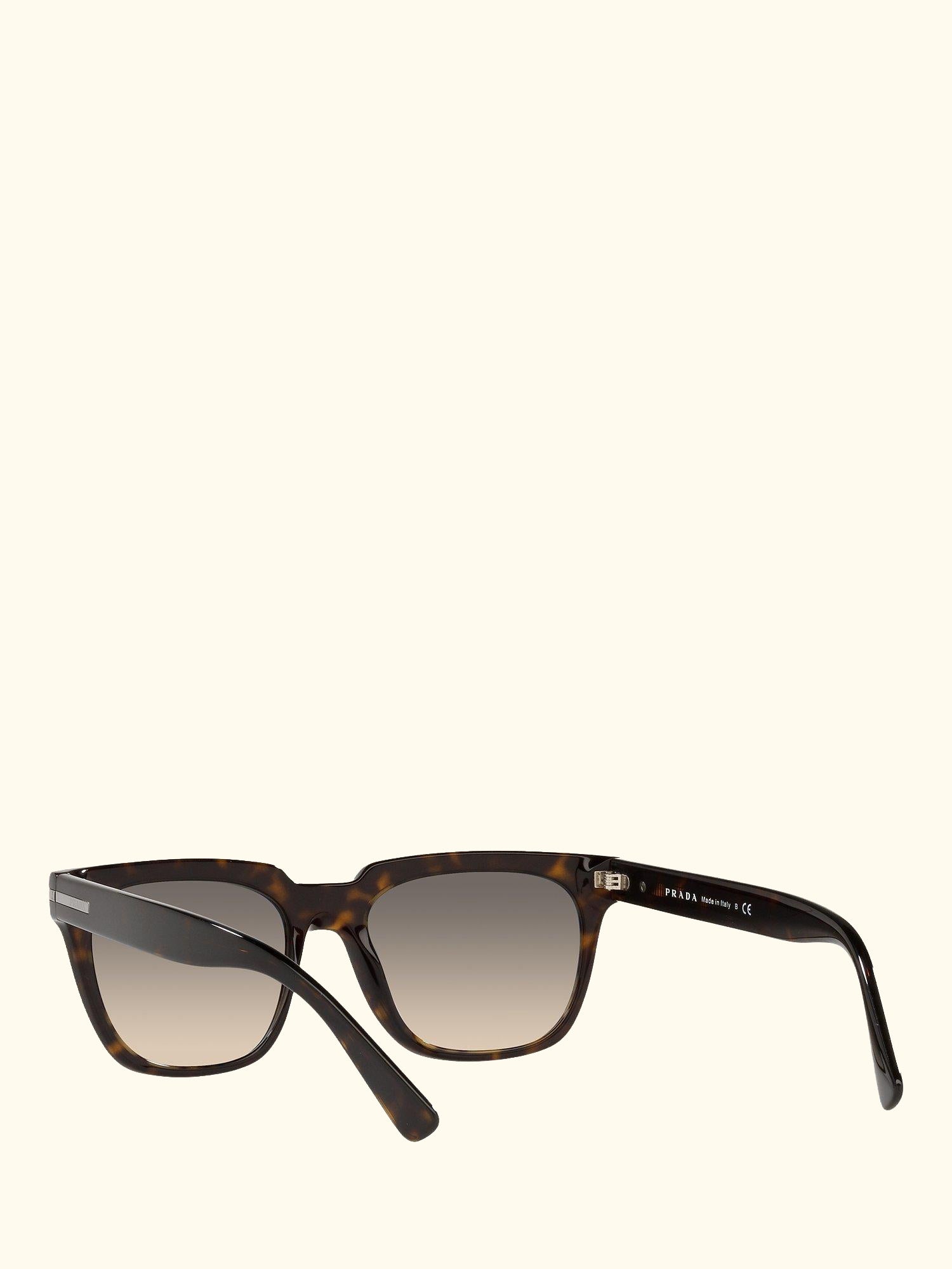 PR 04YS Men's Pillow Rectangular Sunglasses, Tortoise/Grey Gradient