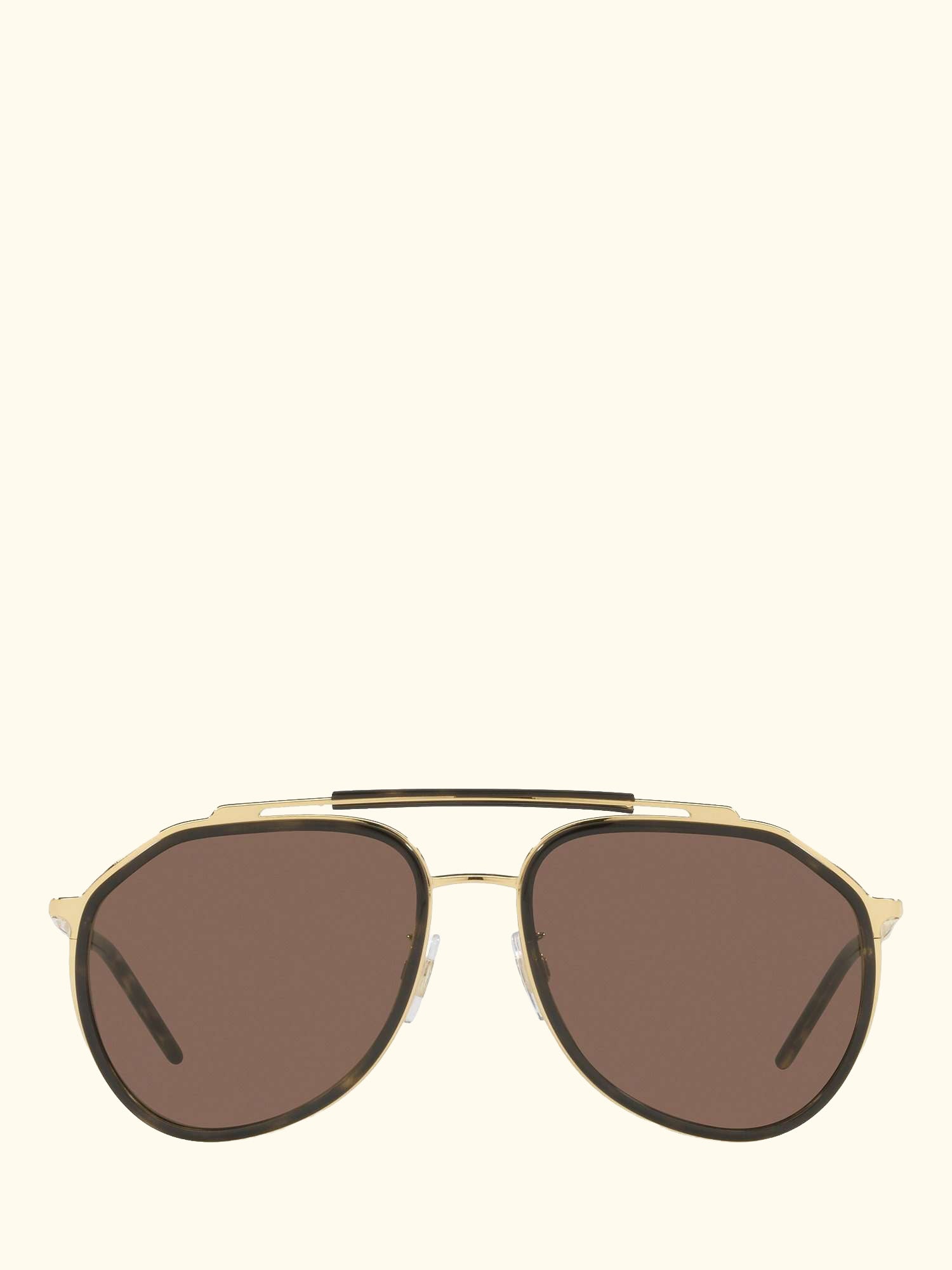 DG227702 Men's Aviator Sunglasses, Gold/Havana