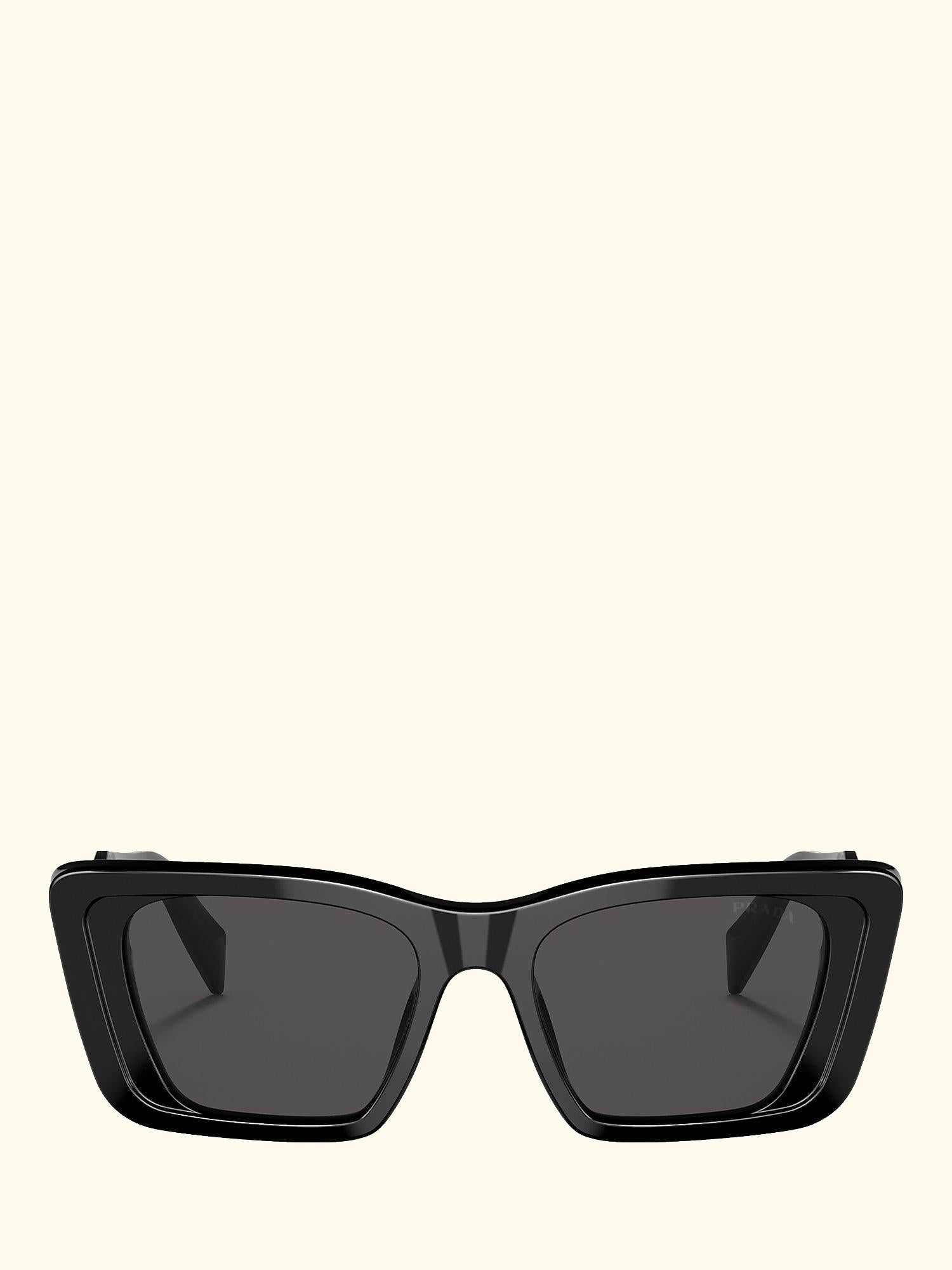 PR 08YS Women's Butterfly Sunglasses, Black