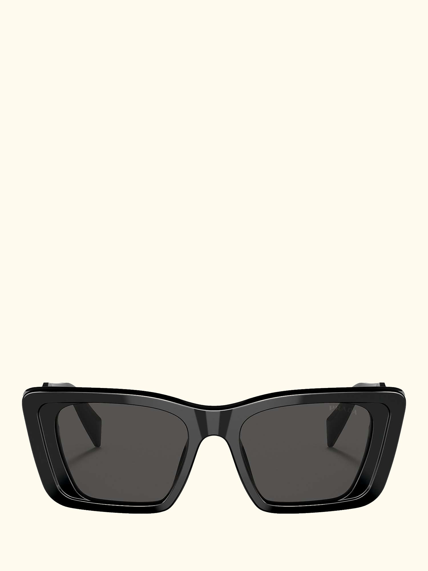 PR 08YS Women's Butterfly Sunglasses, Black