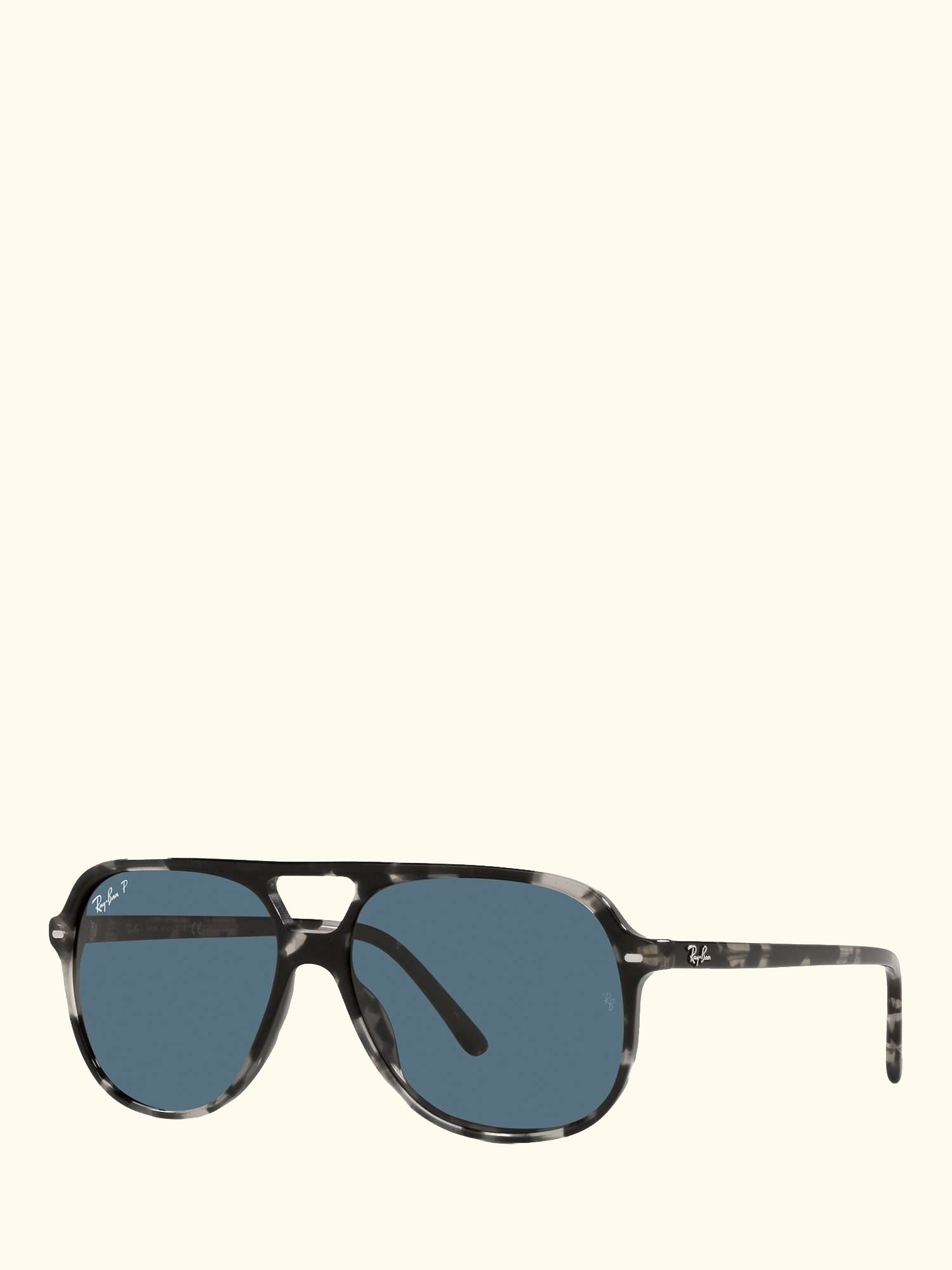 RB2198 Unisex Polarised Square Sunglasses, Grey Havana