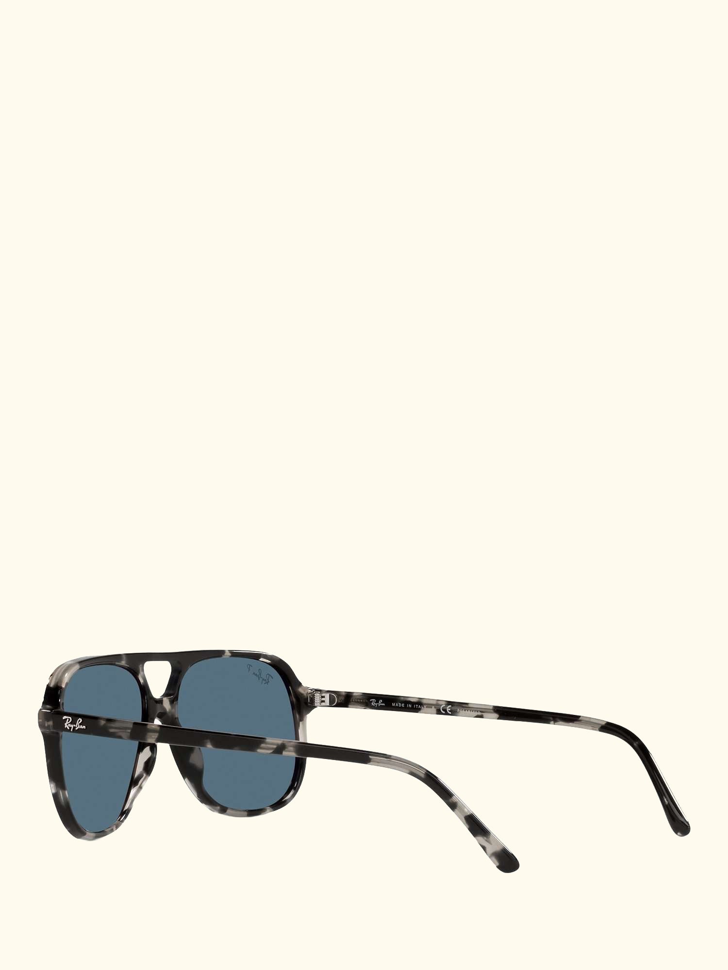RB2198 Unisex Polarised Square Sunglasses, Grey Havana