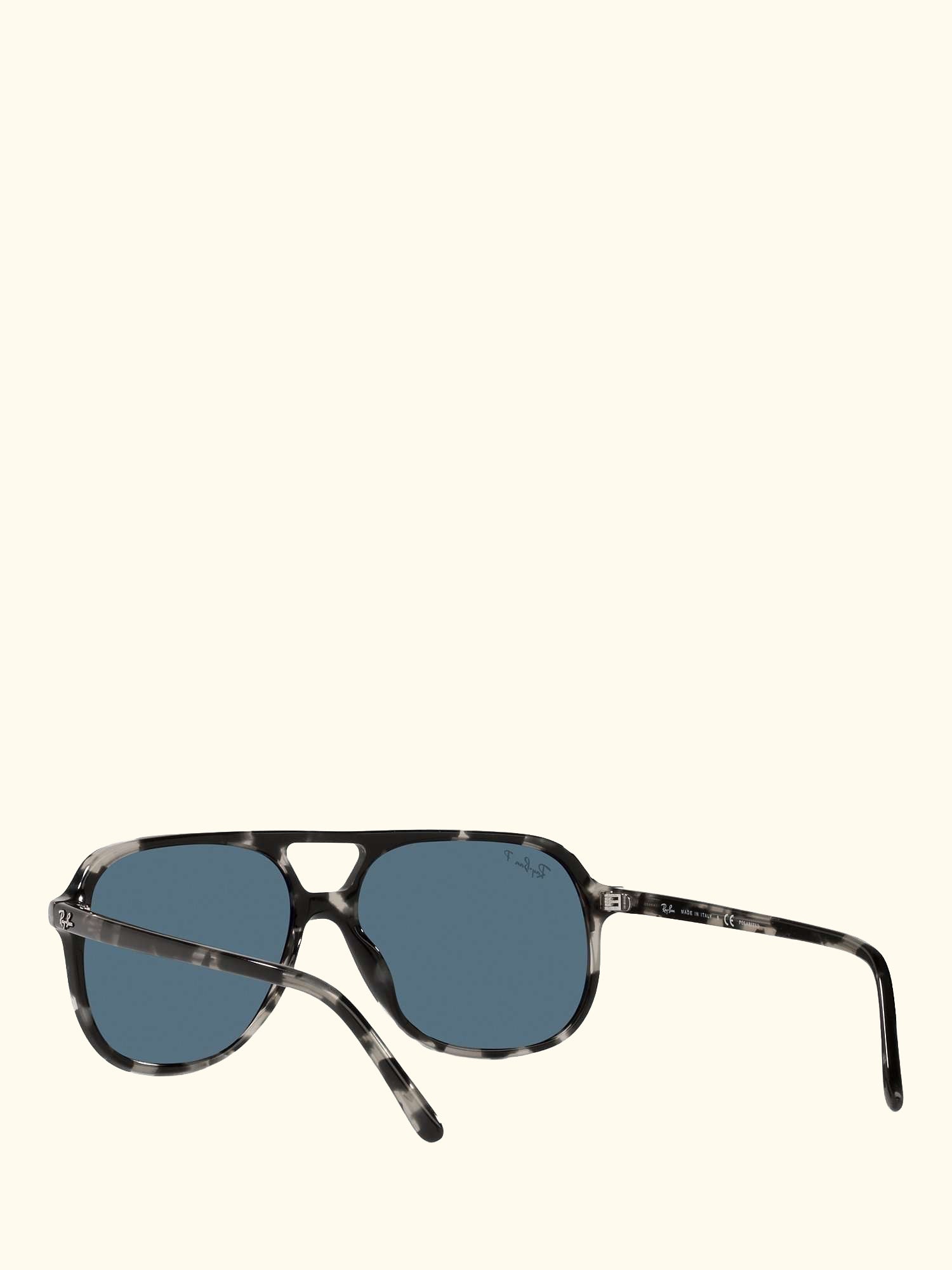RB2198 Unisex Polarised Square Sunglasses, Grey Havana