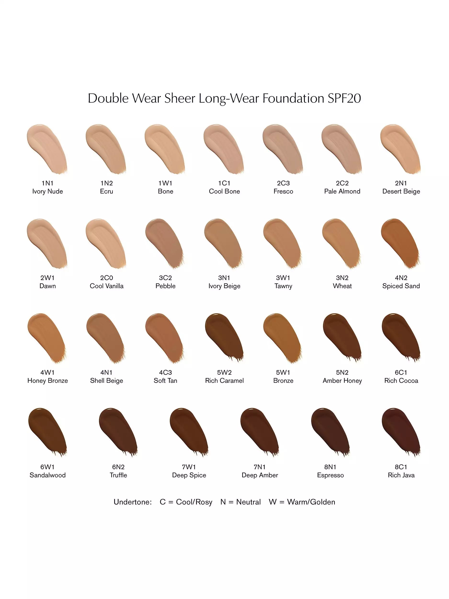 Estée Lauder Double Wear Sheer Long-Wear Makeup SPF 20