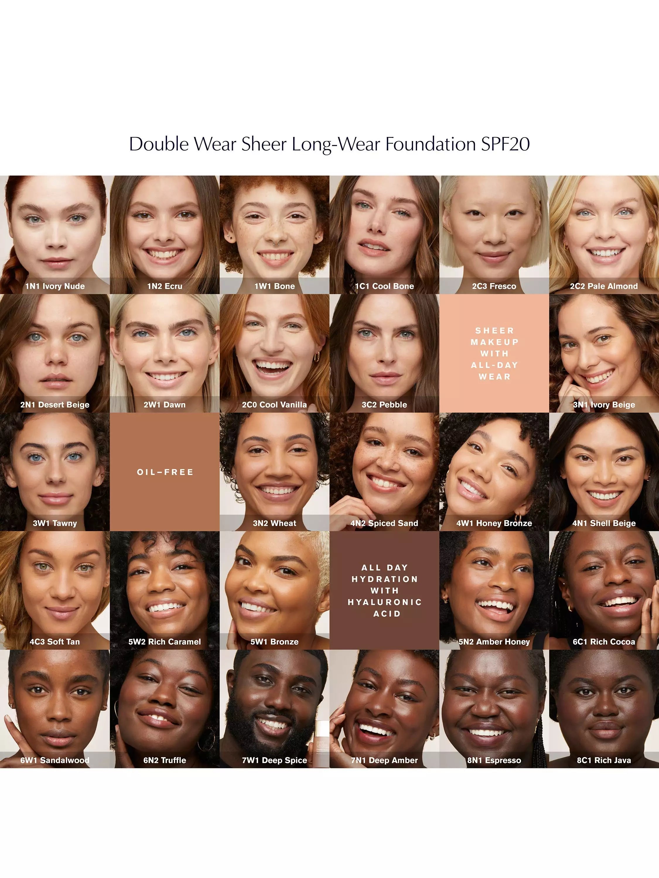 Estée Lauder Double Wear Sheer Long-Wear Makeup SPF 20
