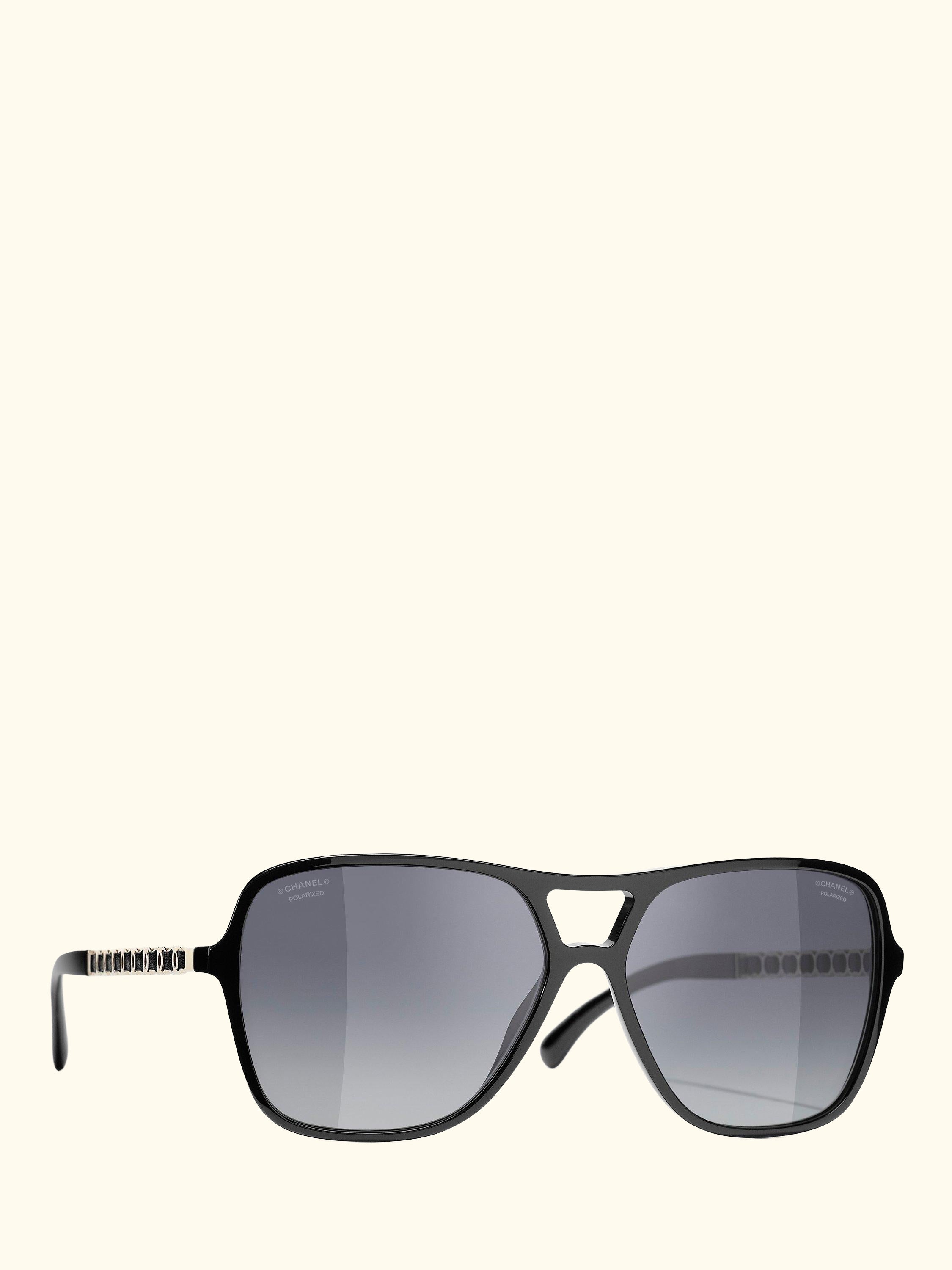 Square Sunglasses CH5439Q Black/Grey Gradient