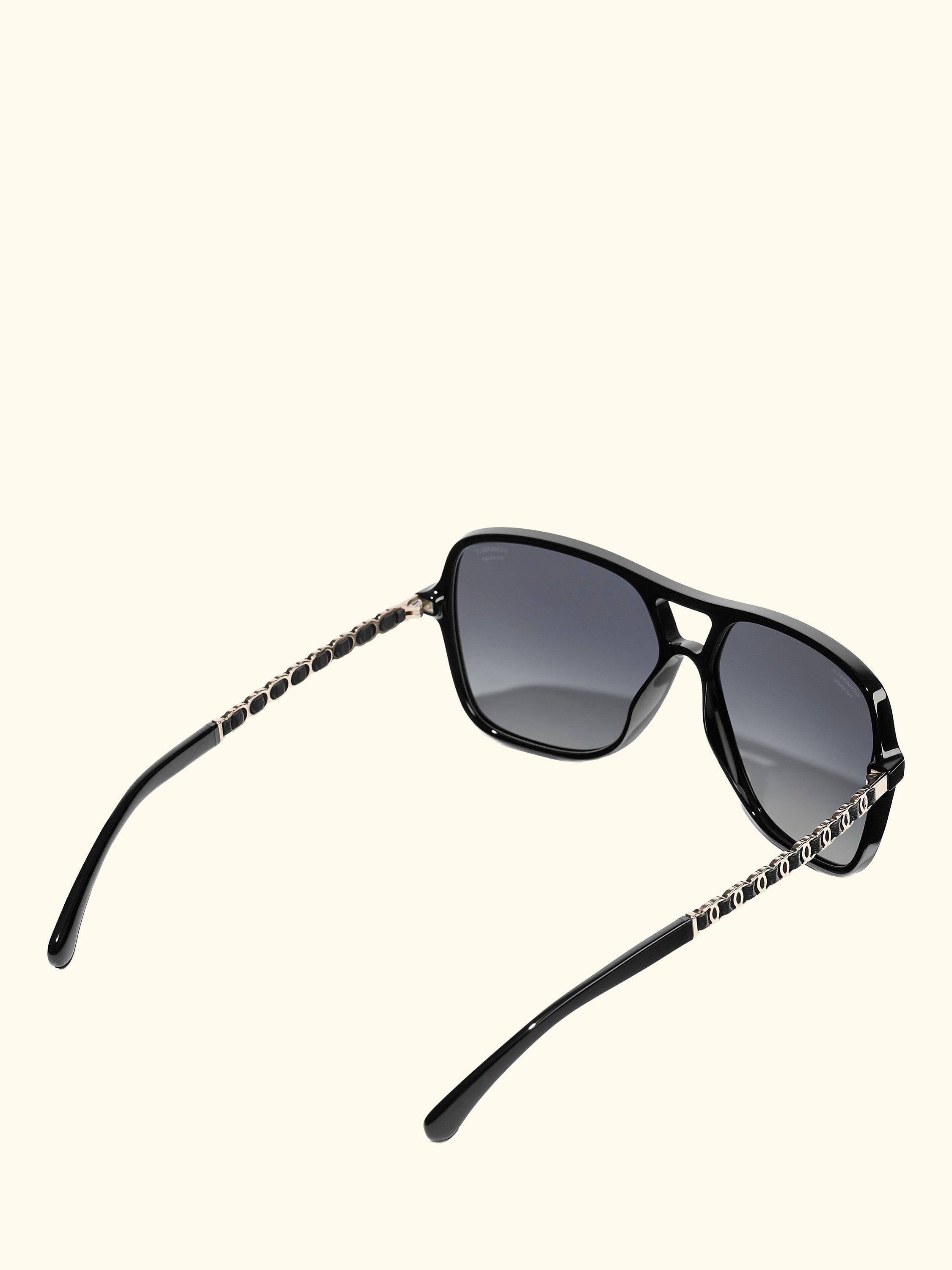 Square Sunglasses CH5439Q Black/Grey Gradient