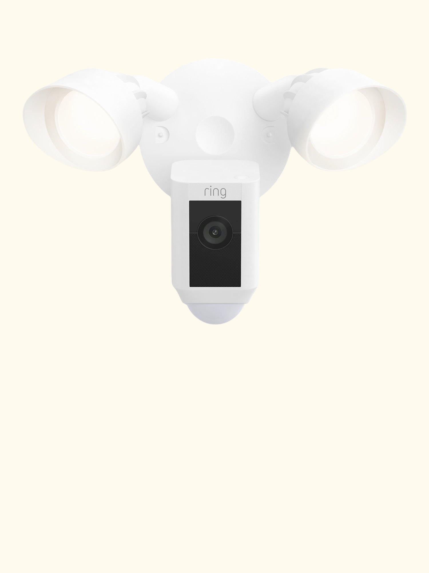 Floodlight Cam Wired Plus Smart Security Camera with Built-in Wi-Fi & Siren Alarm