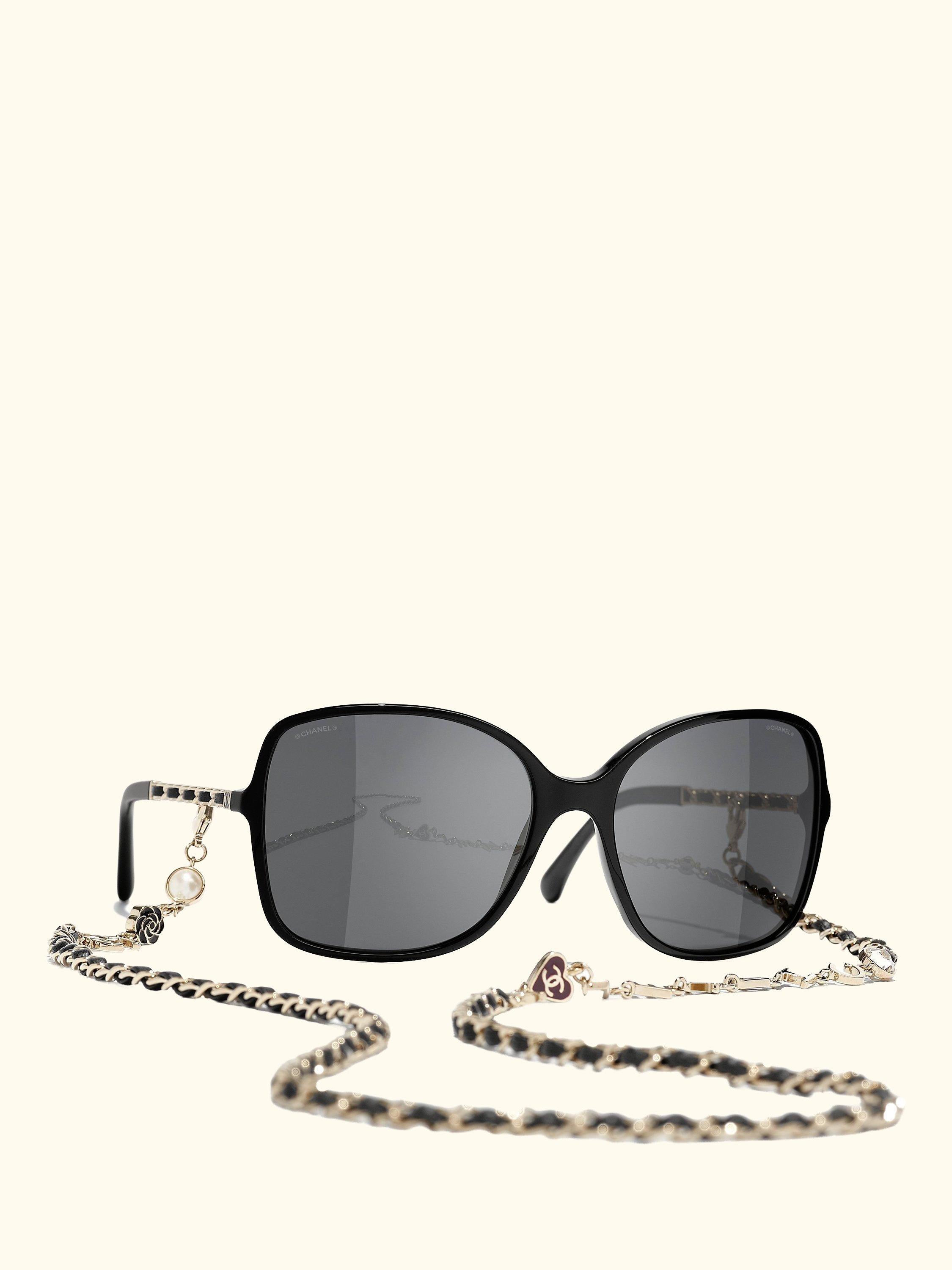 Square Sunglasses CH5210Q Black/Grey