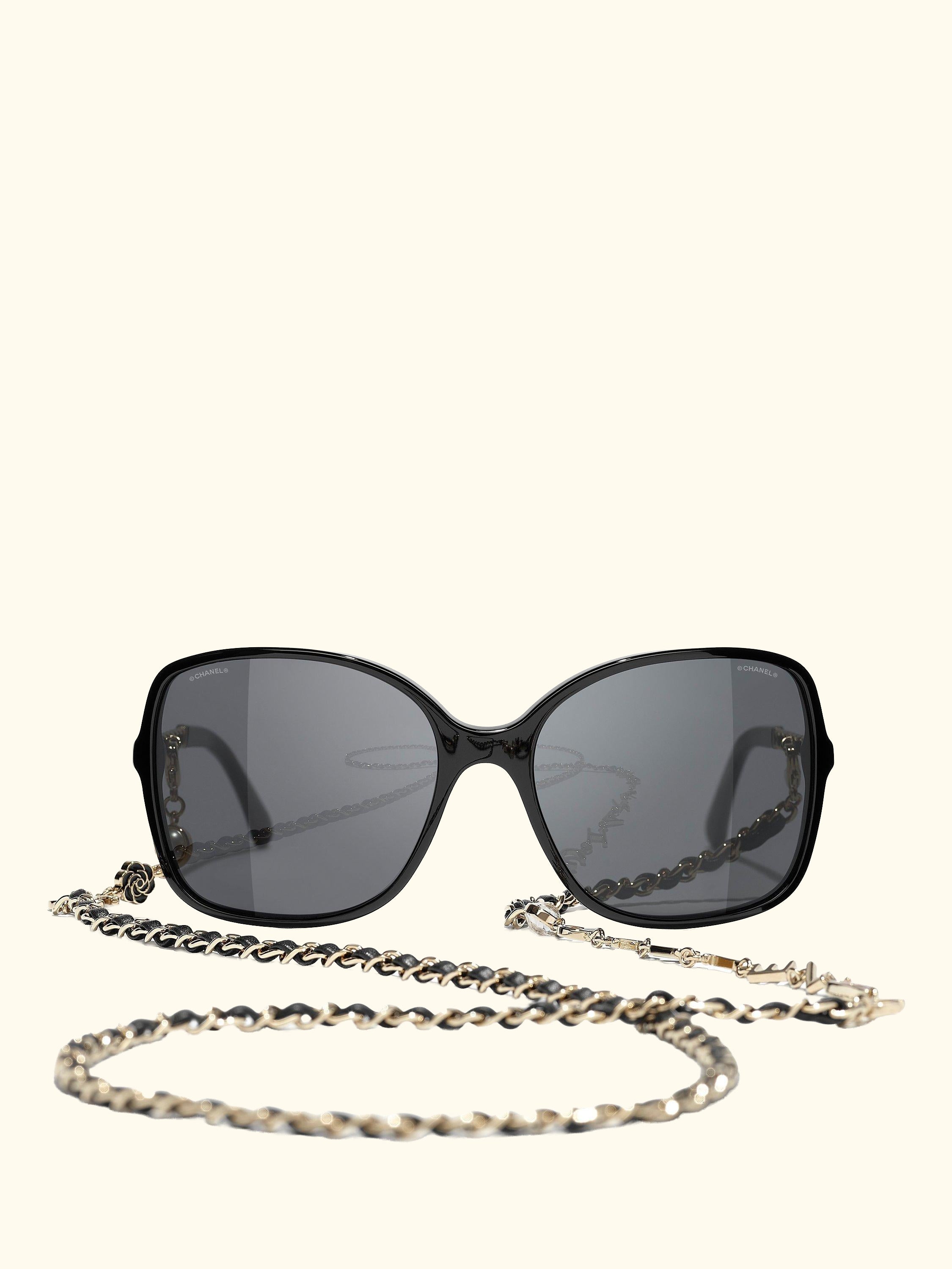 Square Sunglasses CH5210Q Black/Grey