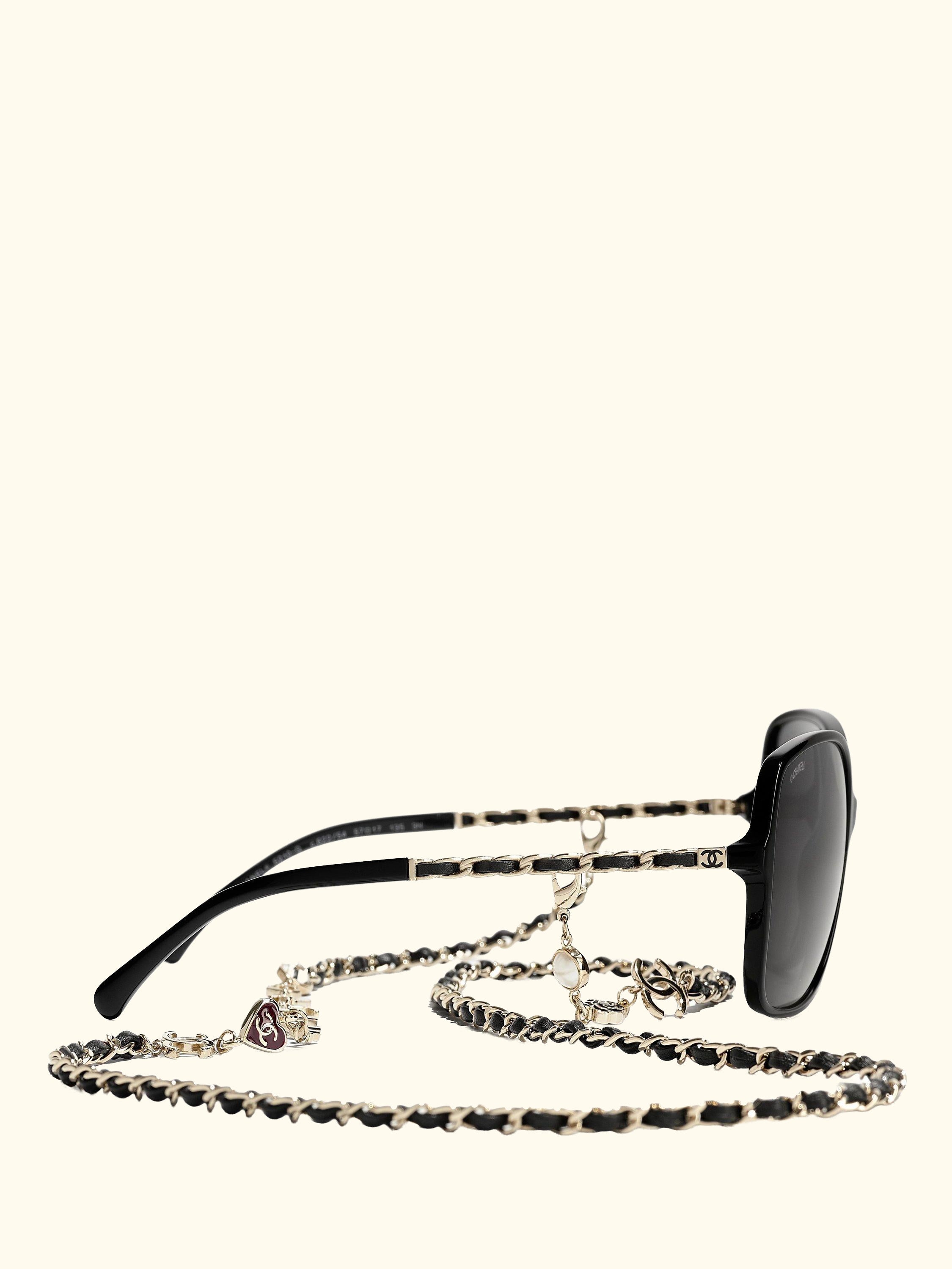 Square Sunglasses CH5210Q Black/Grey