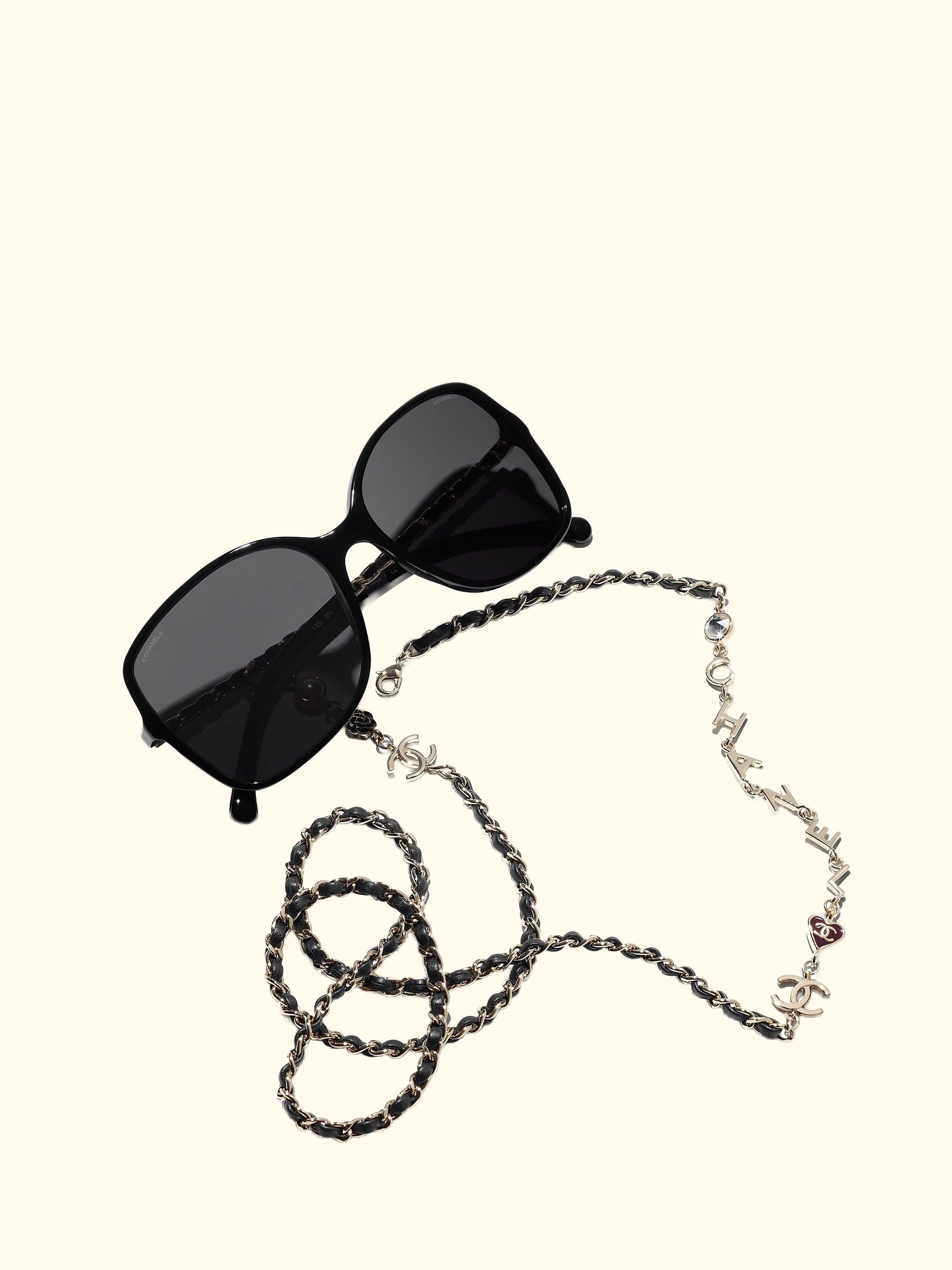 Square Sunglasses CH5210Q Black/Grey