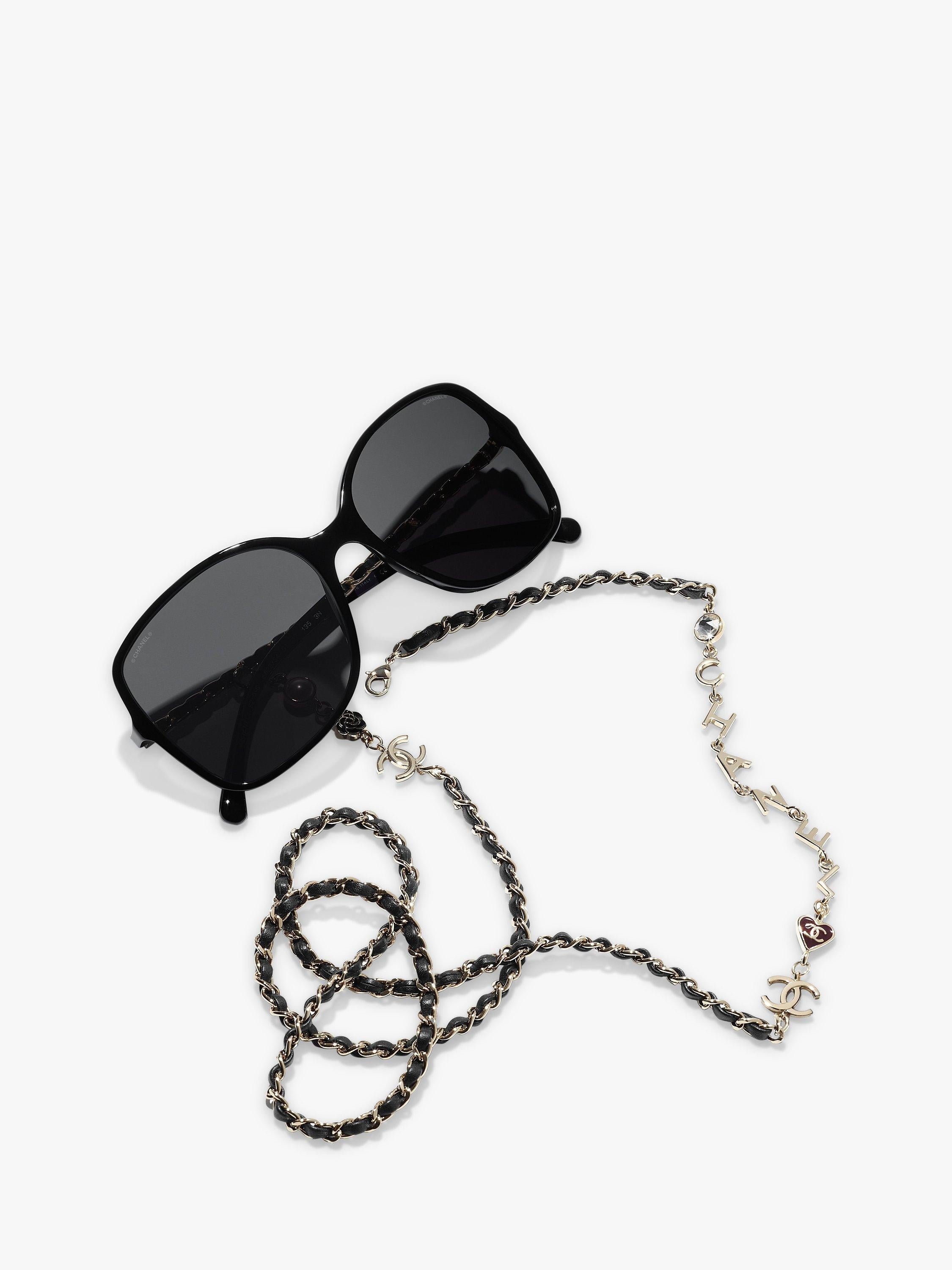 Square Sunglasses CH5210Q Black/Grey