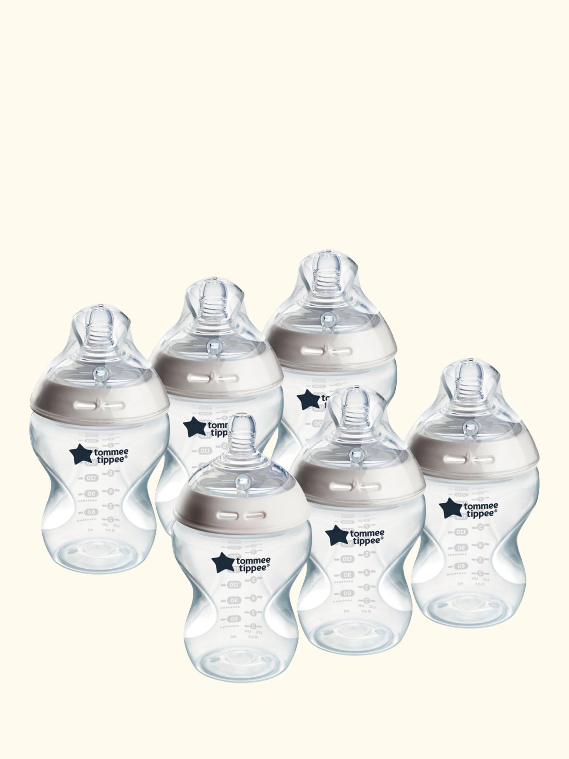 Natural Start Anti-Colic Baby Bottle with Slow Flow Teats, Pack of 6, 260ml