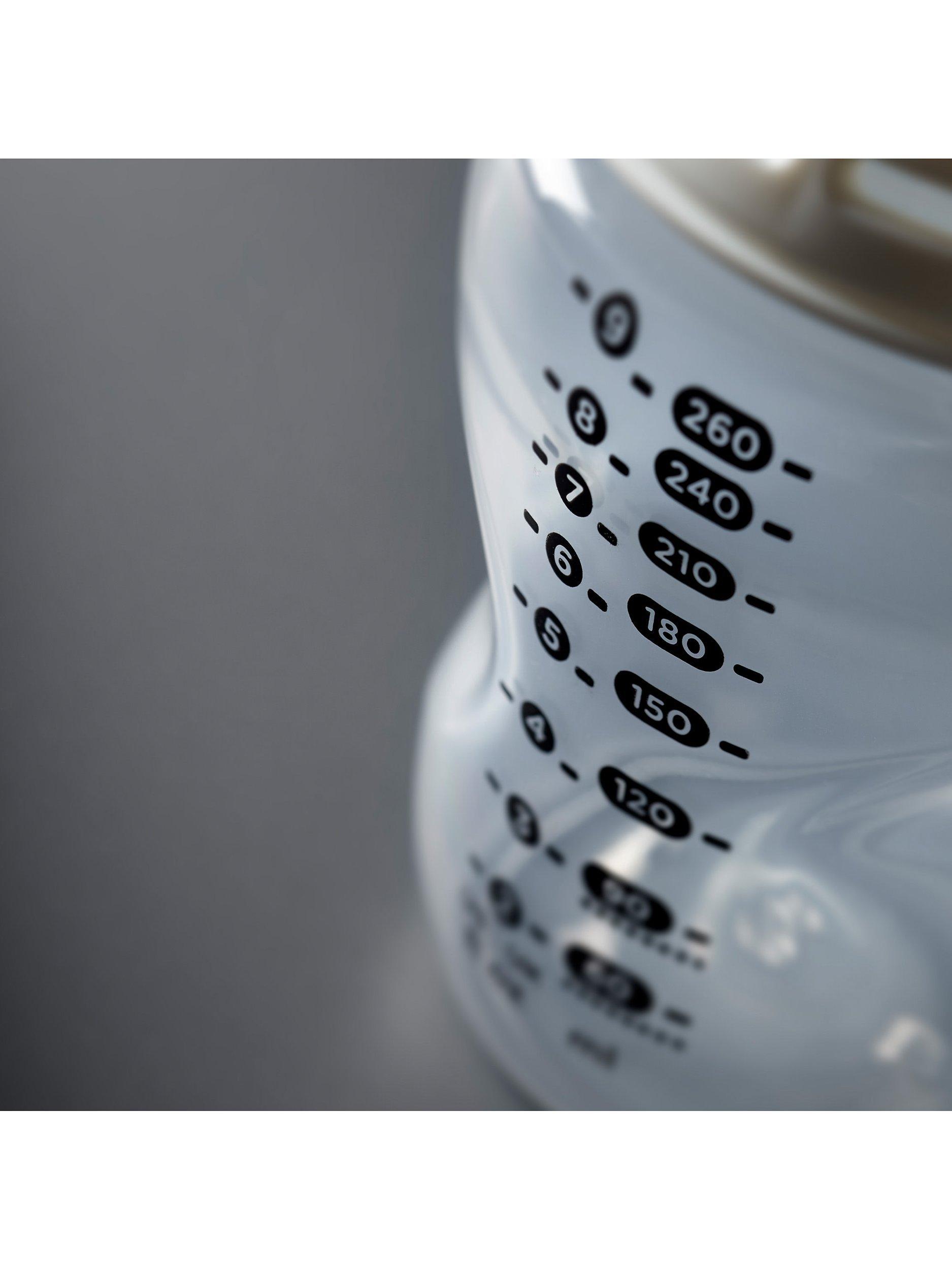 Natural Start Anti-Colic Baby Bottle with Slow Flow Teats, Pack of 3, 260ml