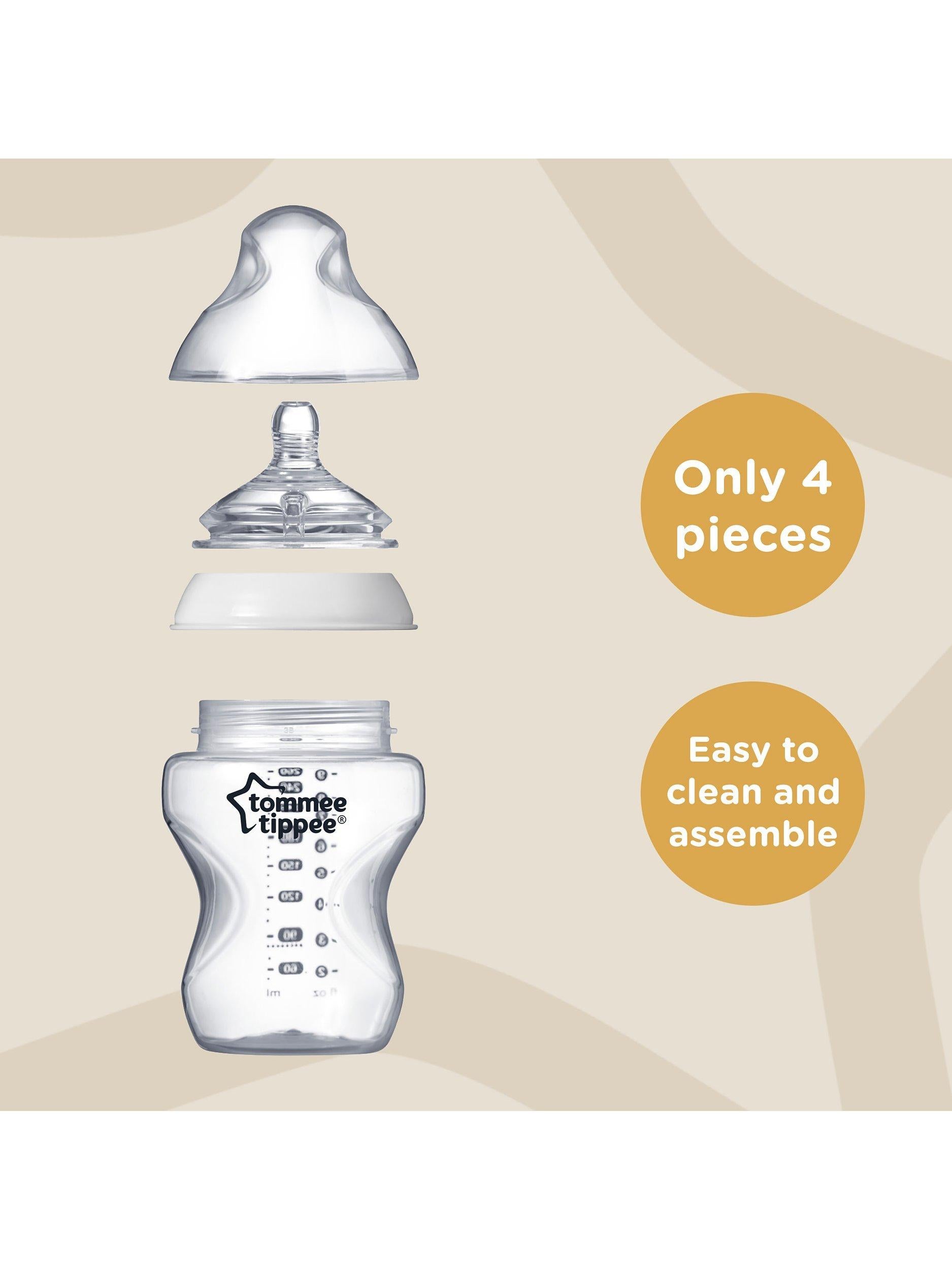 Natural Start Baby Bottle Newborn Starter Kit, Muted
