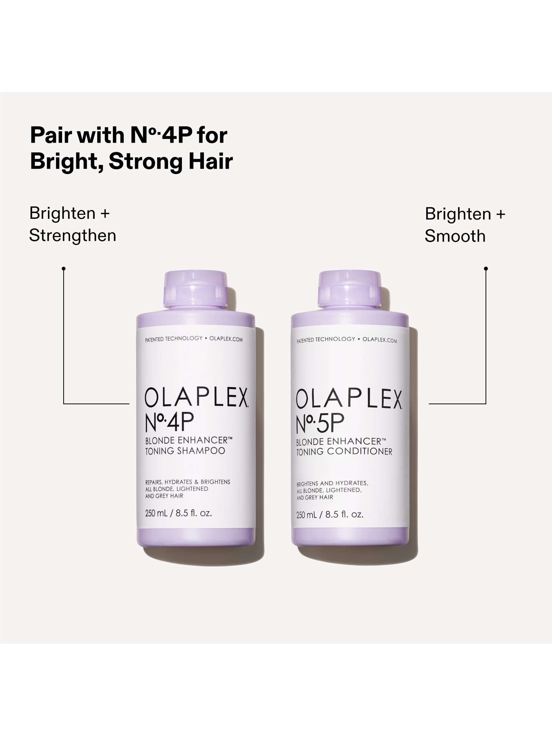 No.4P Blonde Enhancer Toning Shampoo, 250ml