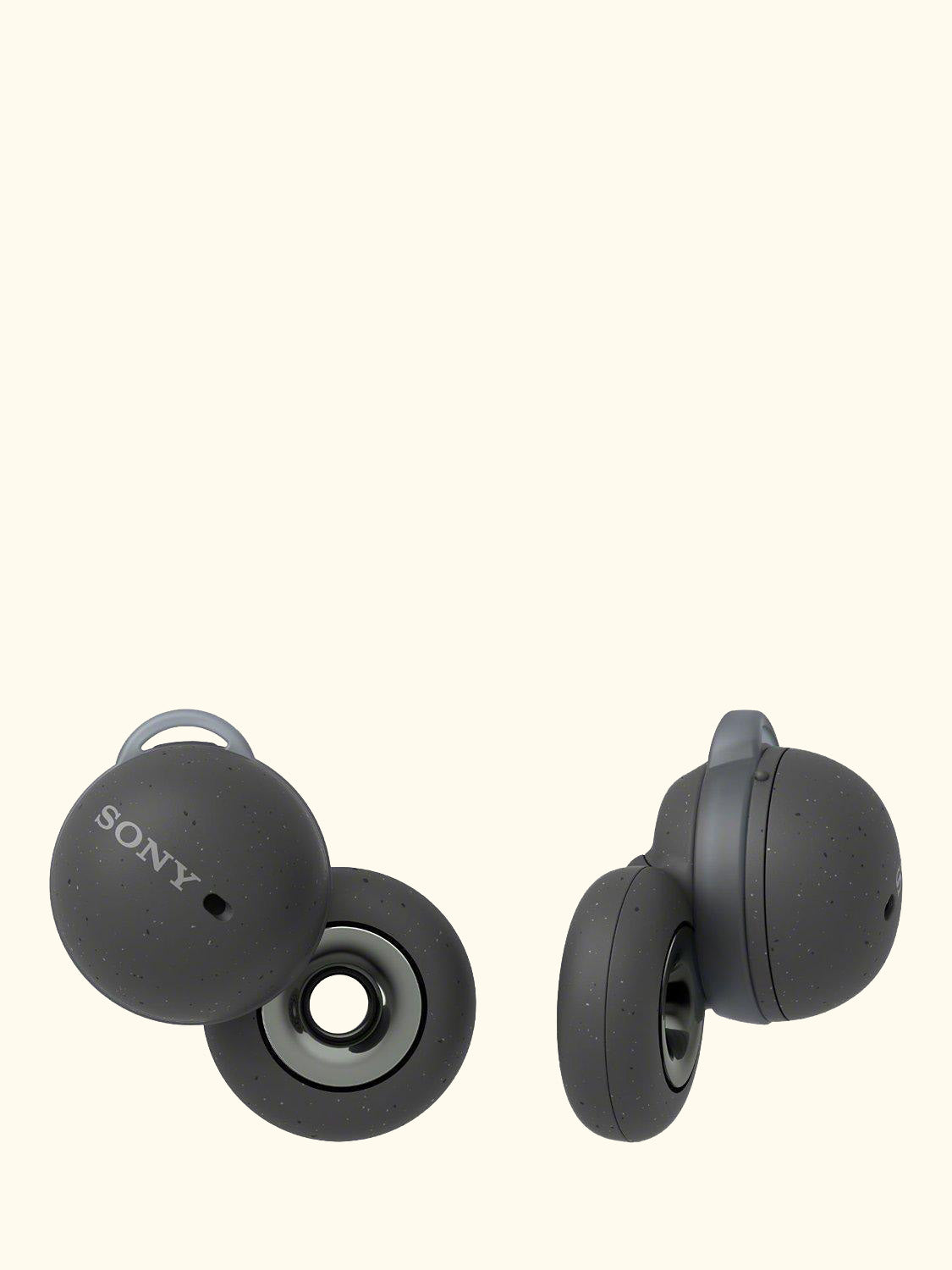 WF-L900 LinkBuds True Wireless Bluetooth In-Ear Headphones with Open Ring Design & Mic/Remote, Grey