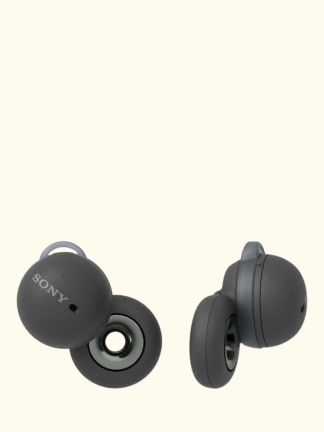 WF-L900 LinkBuds True Wireless Bluetooth In-Ear Headphones with Open Ring Design & Mic/Remote, Grey